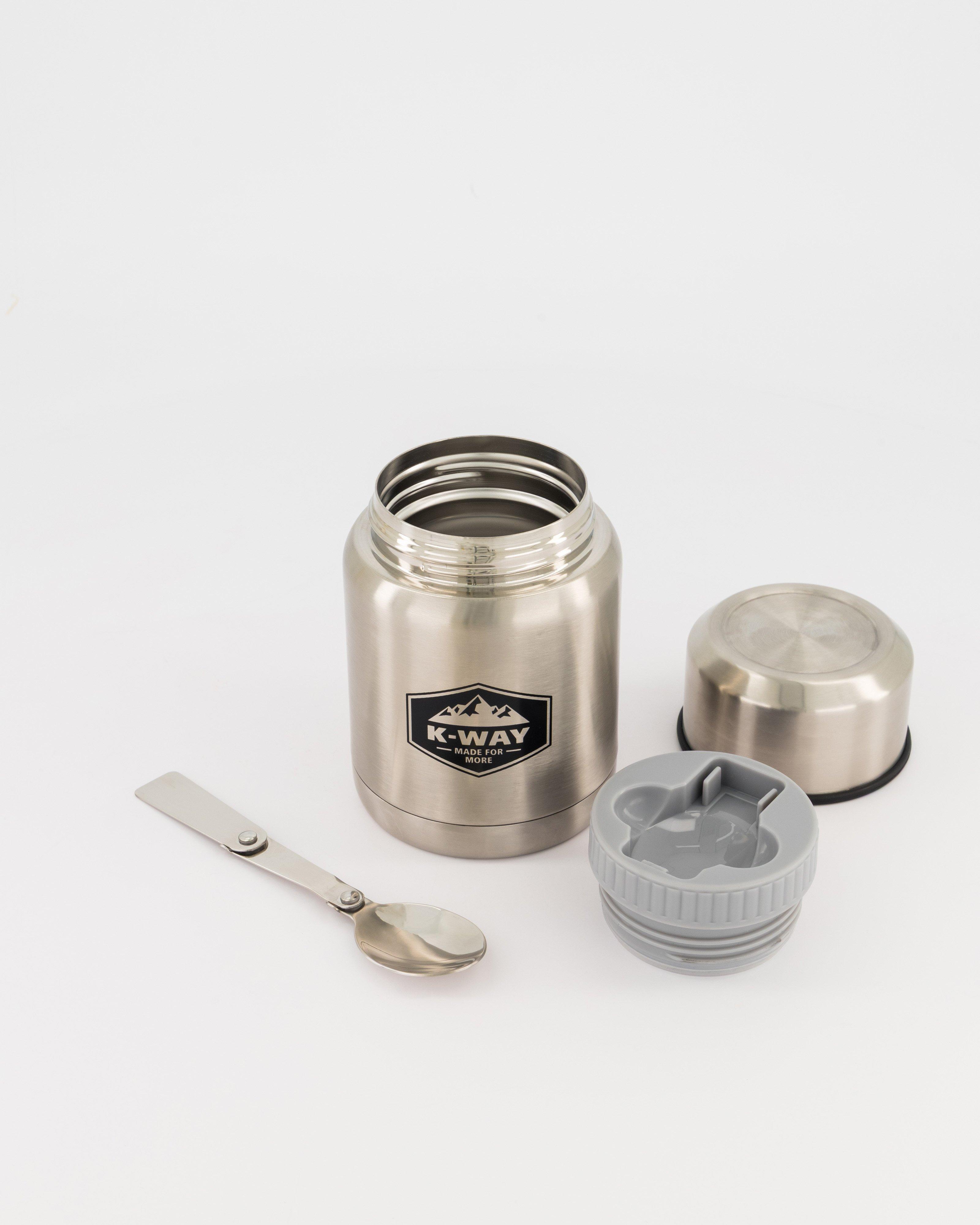 K-Way On-The-Go 350ml Food Flask -  Silver