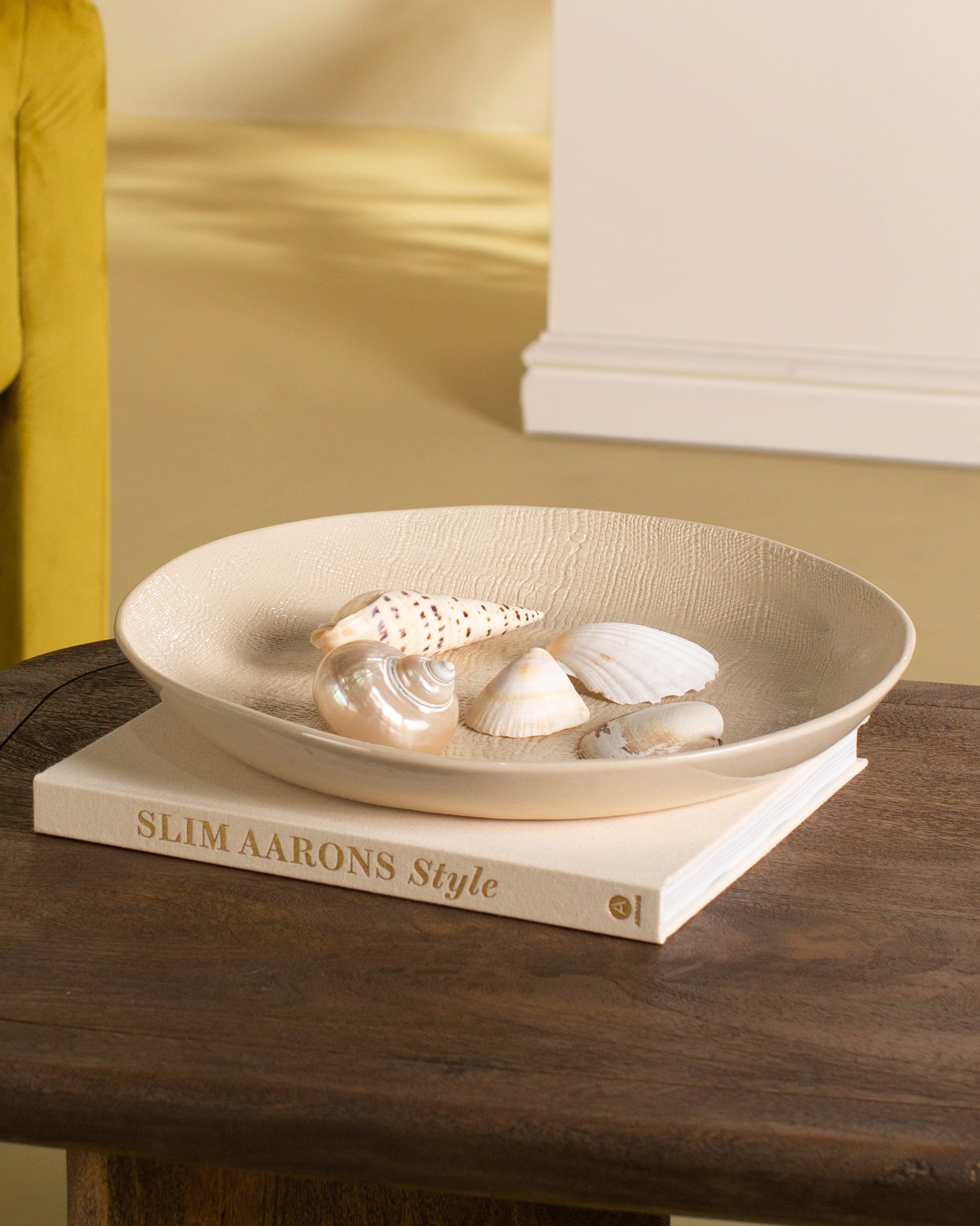 Hatty Acacia Bowl -  Milk