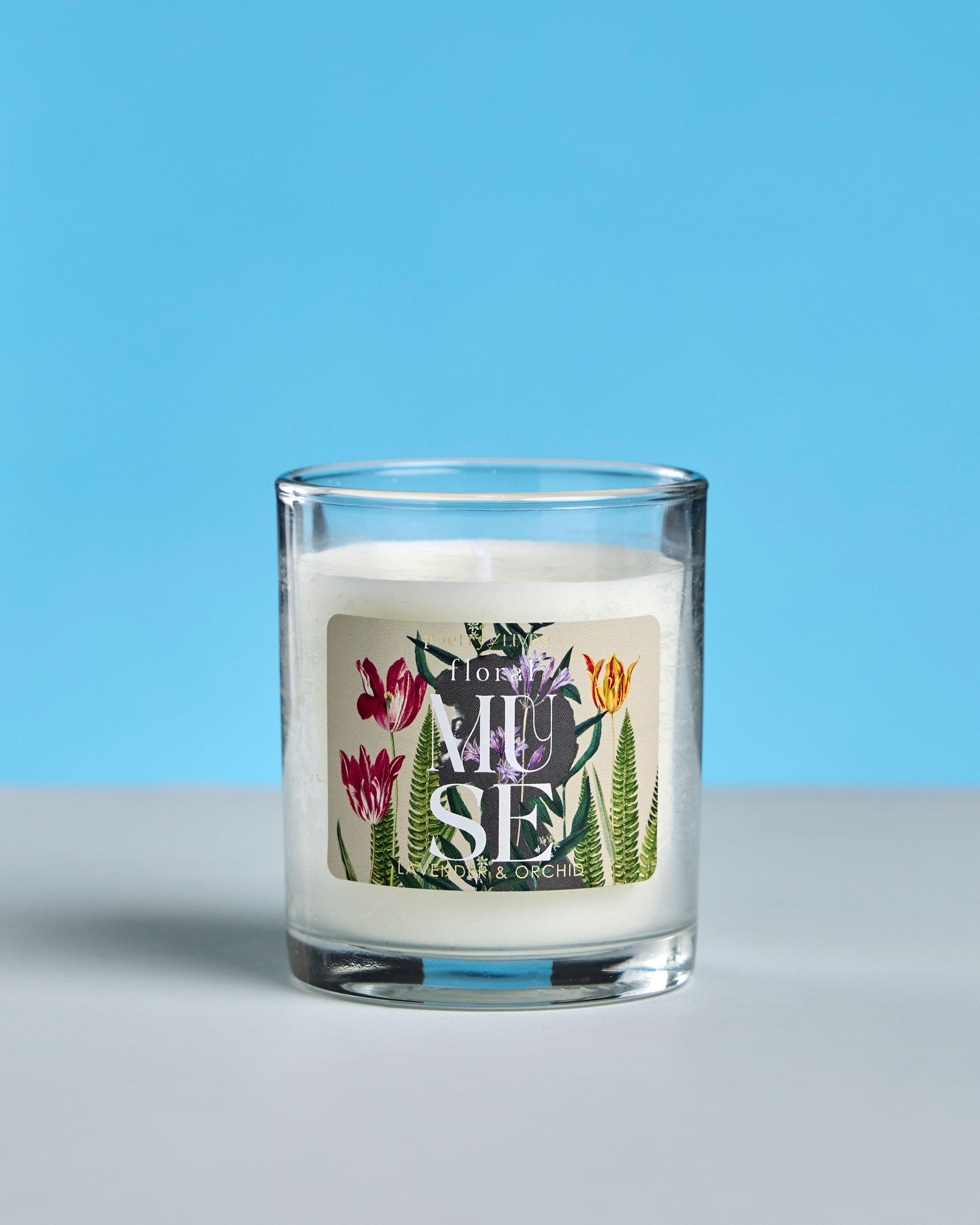 Floral Muse Lavender & Orchid Boxed Candle -  Assorted