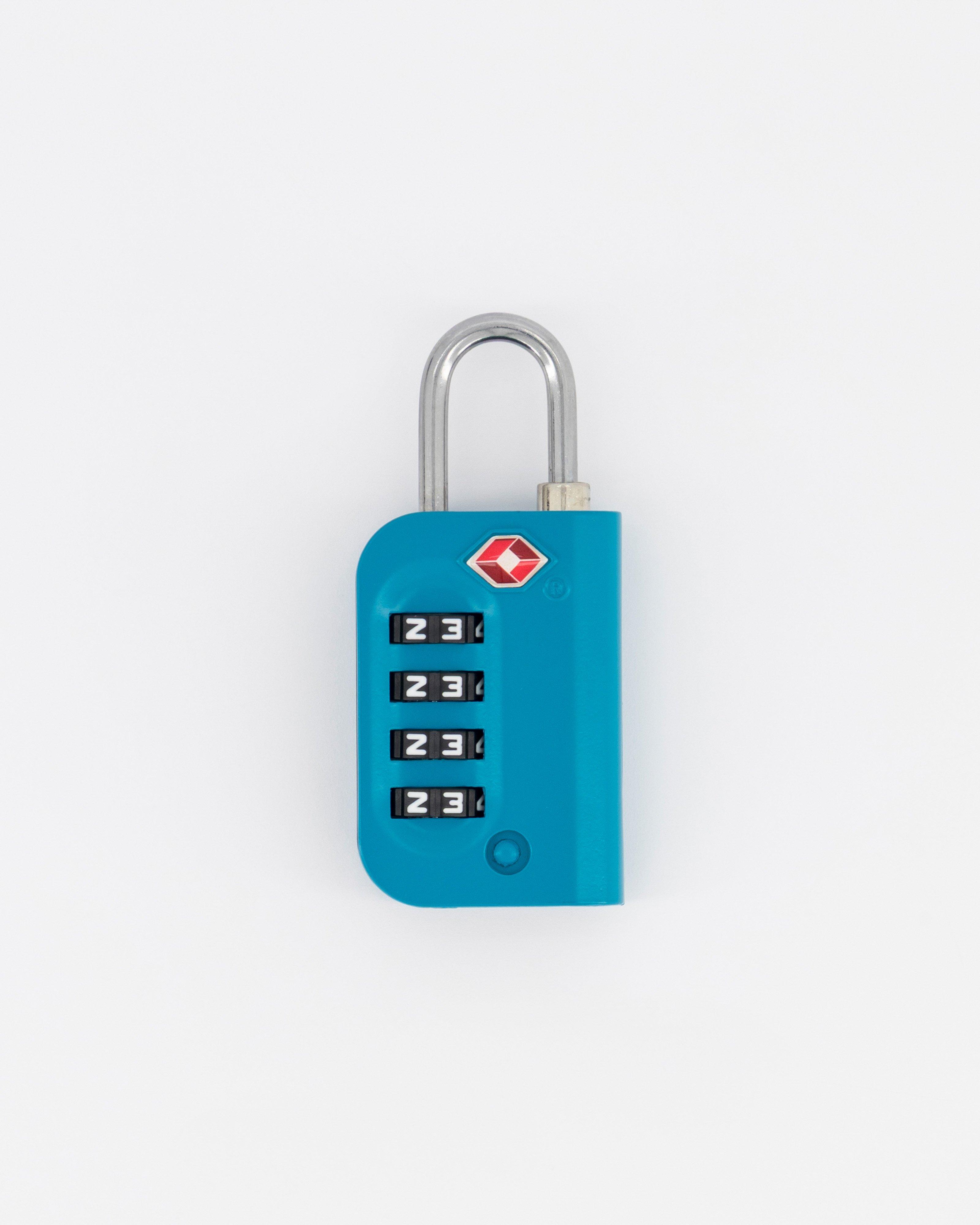 Cape Union 4-Dial TSA Combination Lock -  Teal