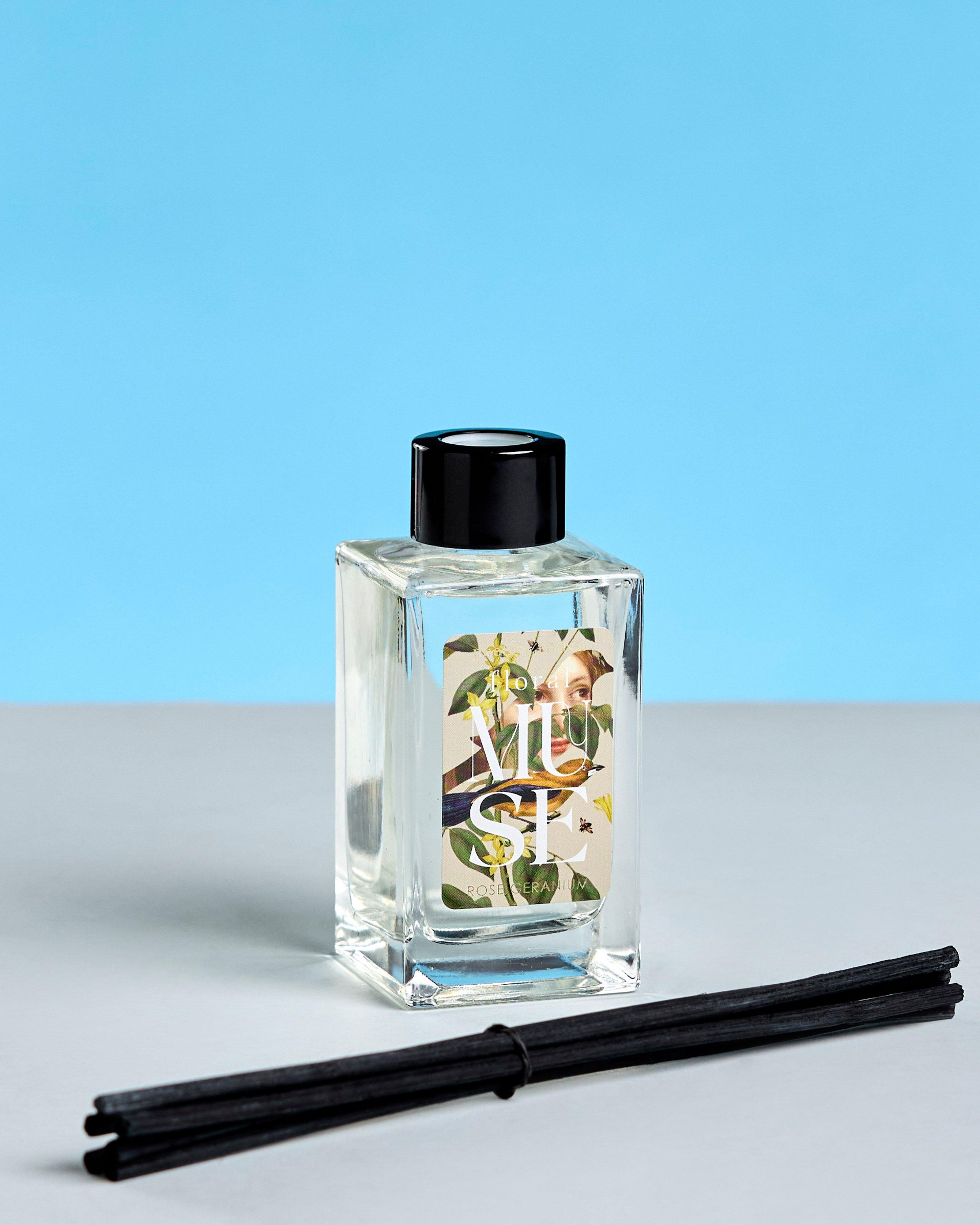 Floral Muse Rose Geranium Boxed Diffuser -  Assorted