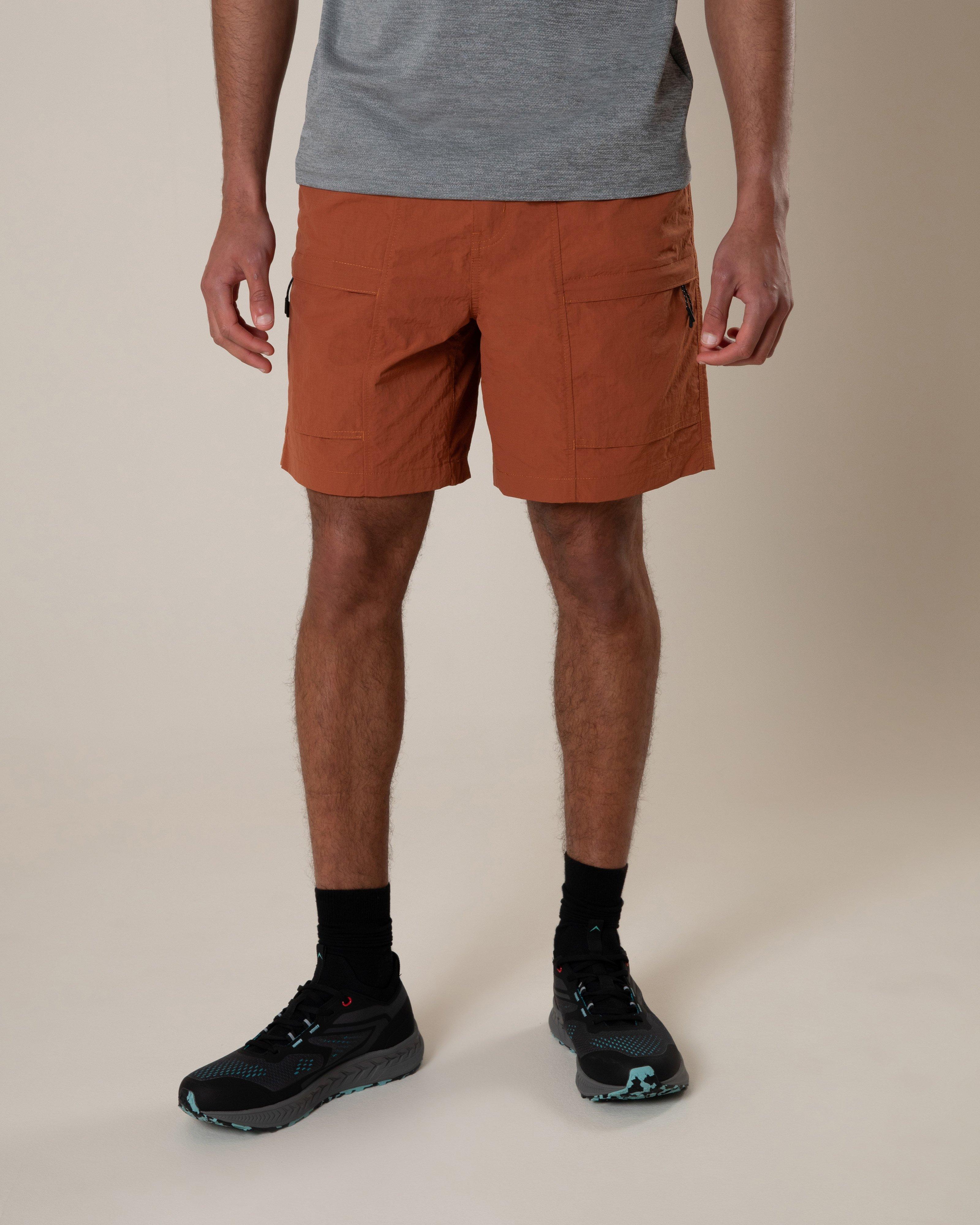 K-Way Men's Summit Cargo Shorts -  Rust