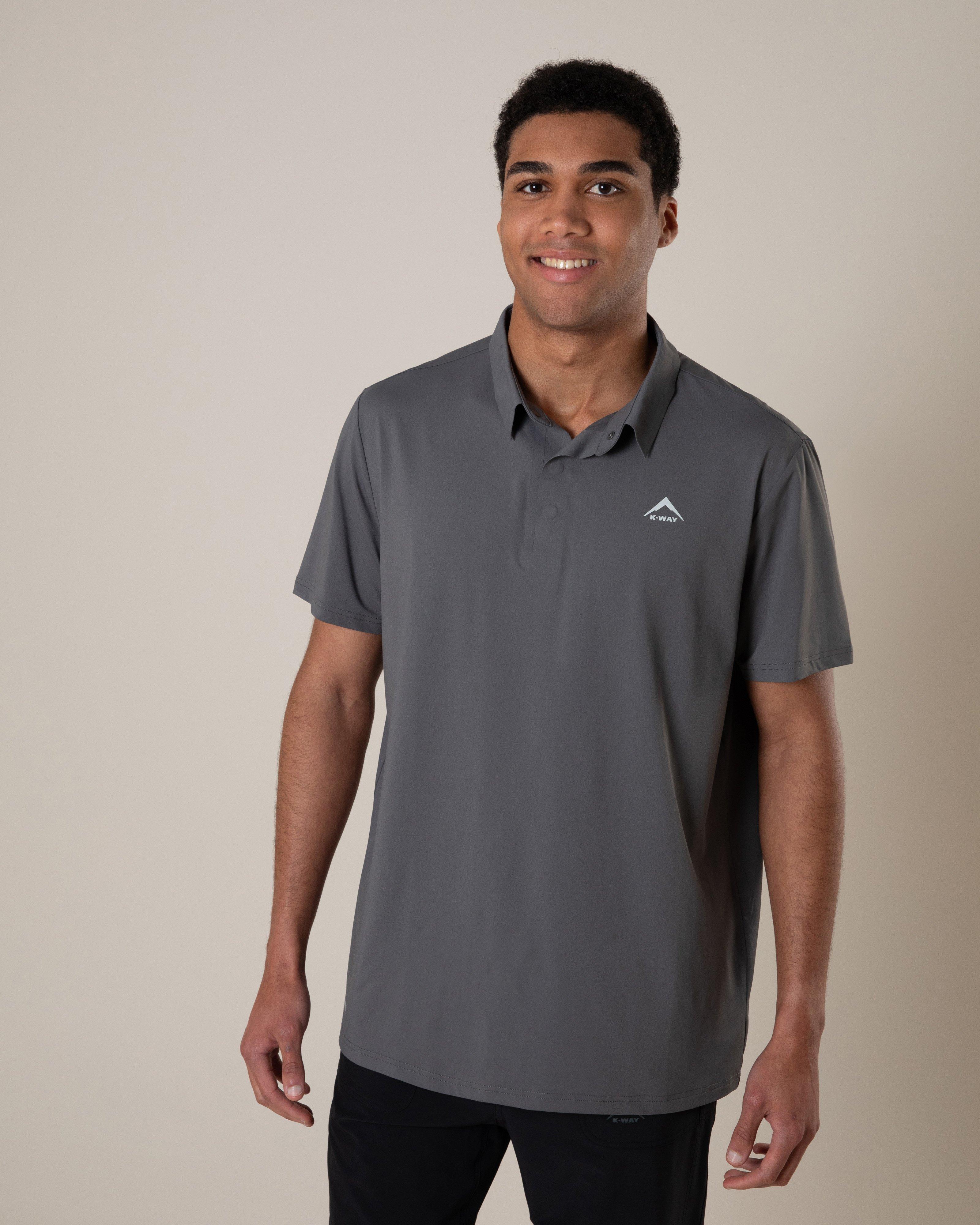 K-Way Men's Vector Pro Golfer -  Charcoal