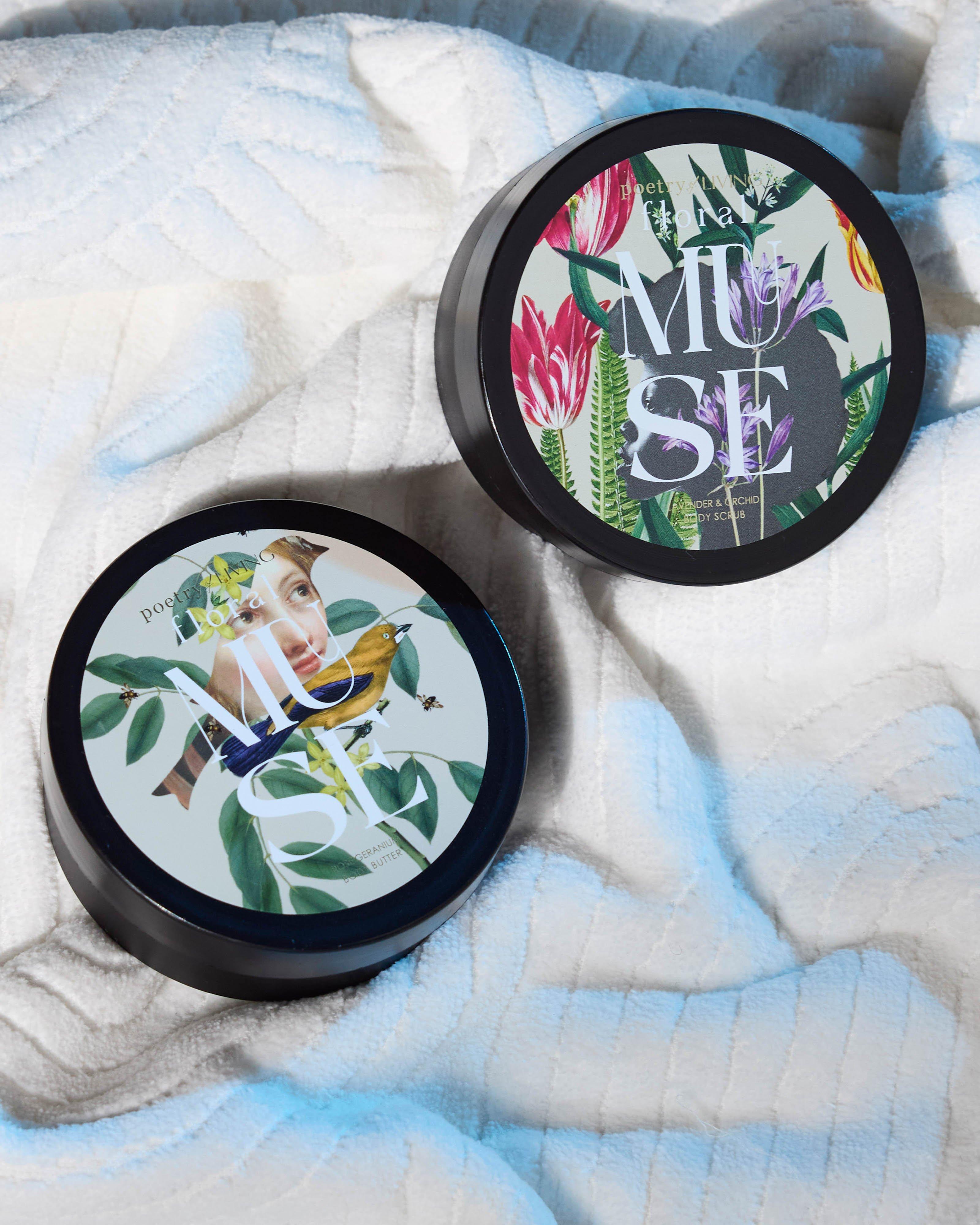 Floral Muse Body Butter & Scrub Gift Box -  Assorted