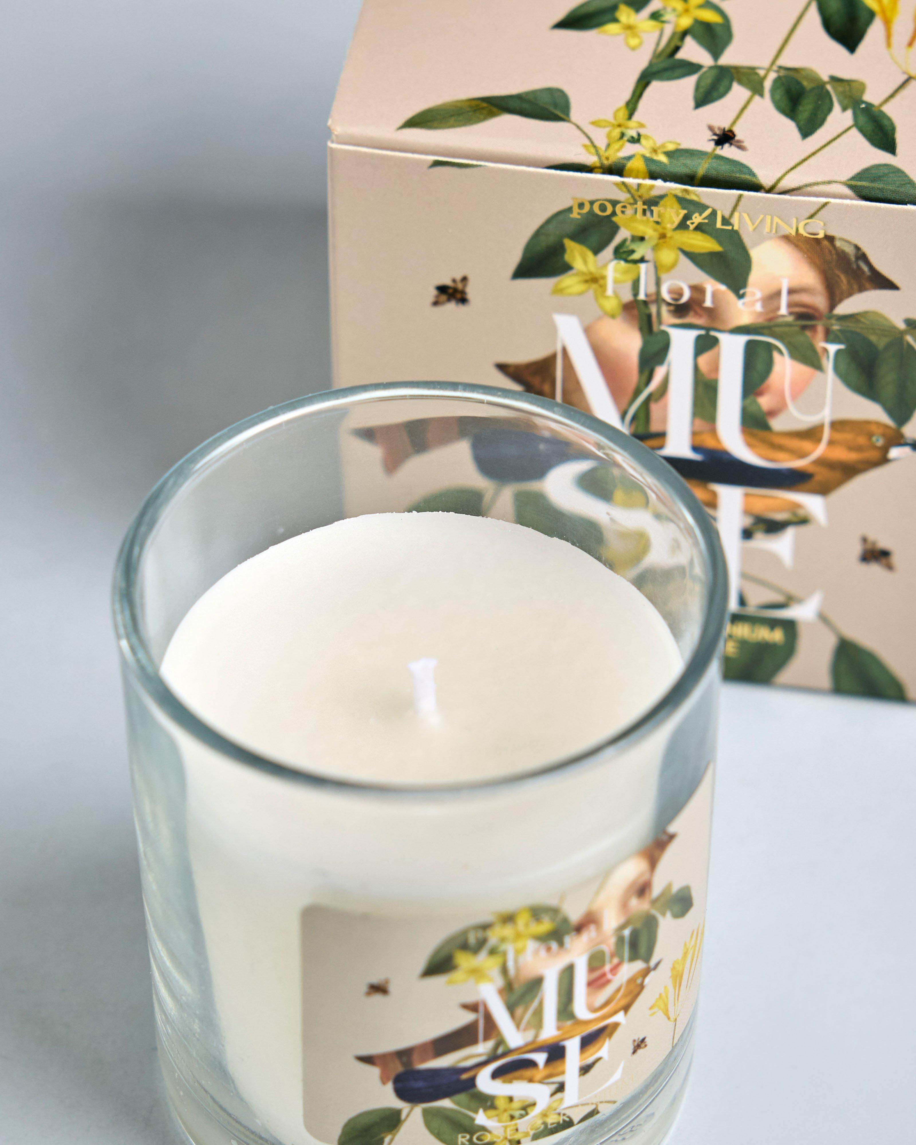 Floral Muse Rose Geranium Boxed Candle -  Assorted