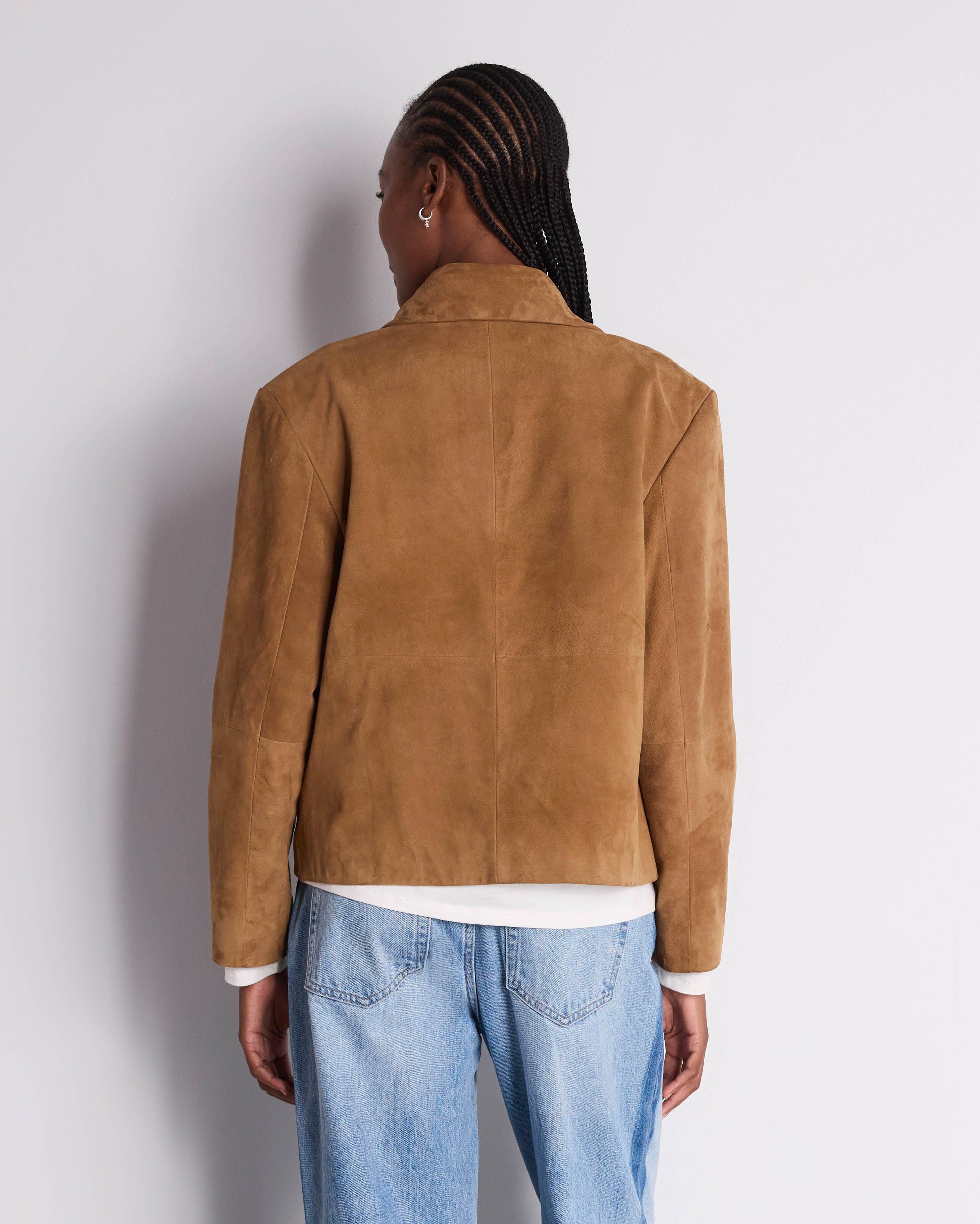 Mariko Suede Jacket - Poetry Clothing Store