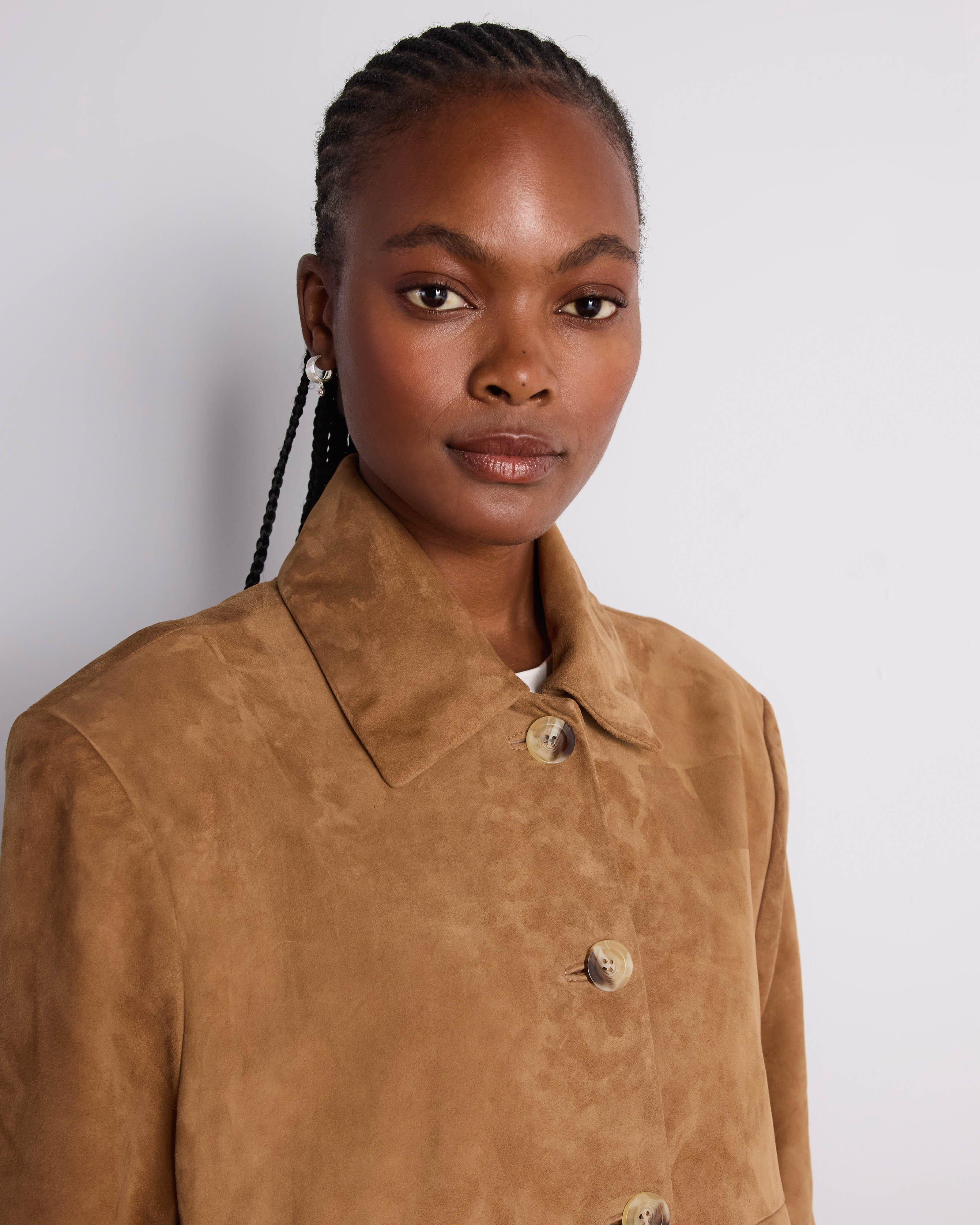 Mariko Suede Jacket - Poetry Clothing Store