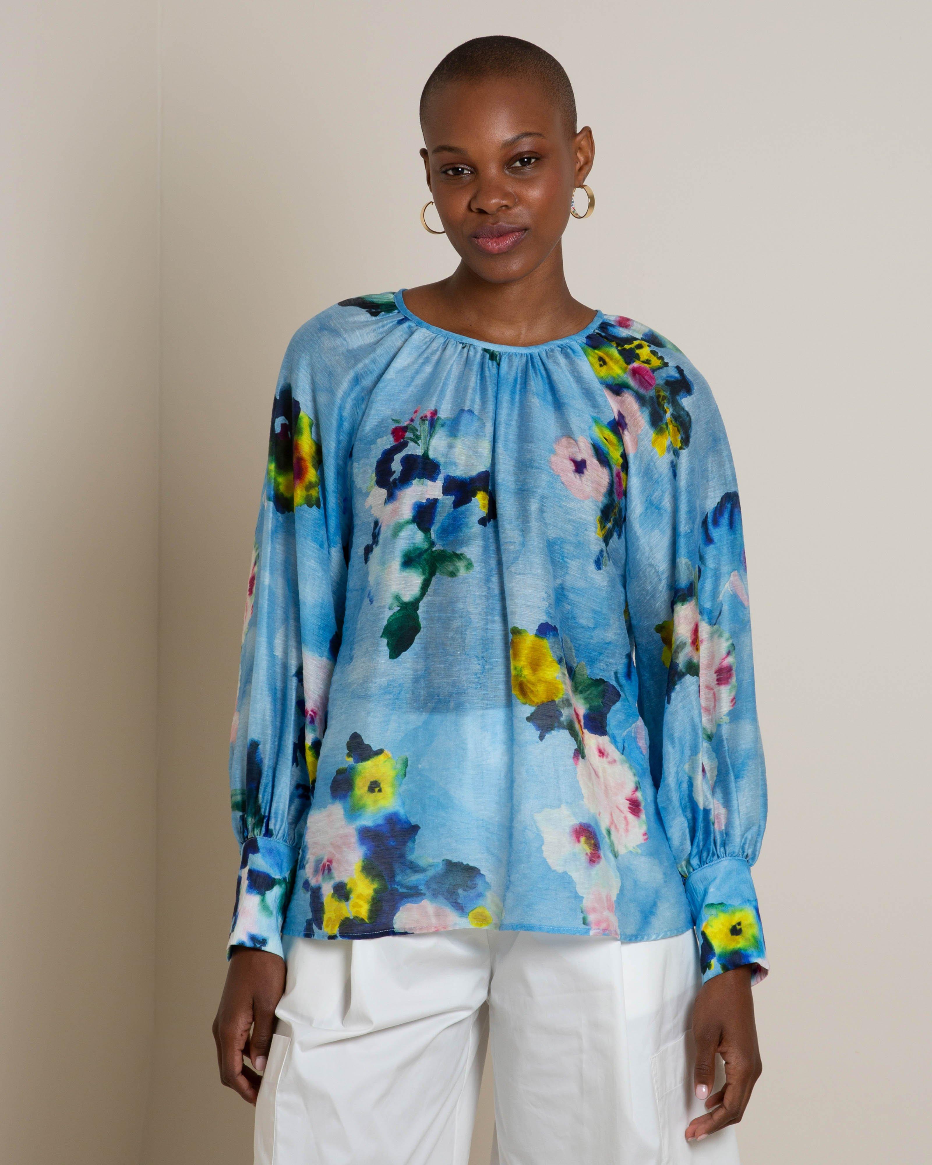 Lucie Printed Blouse -  Assorted