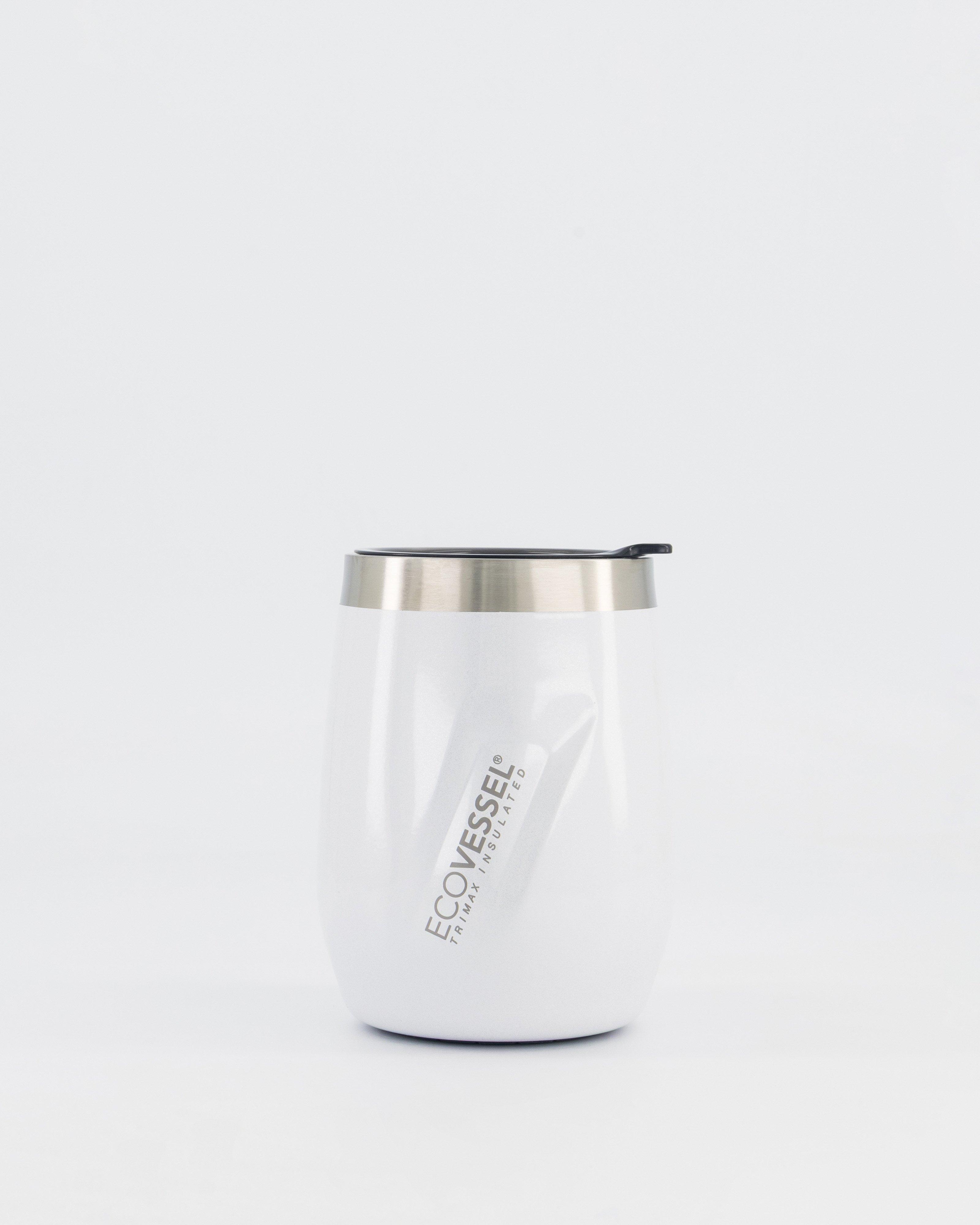 EcoVessel 296ml Port Travel Mug -  White
