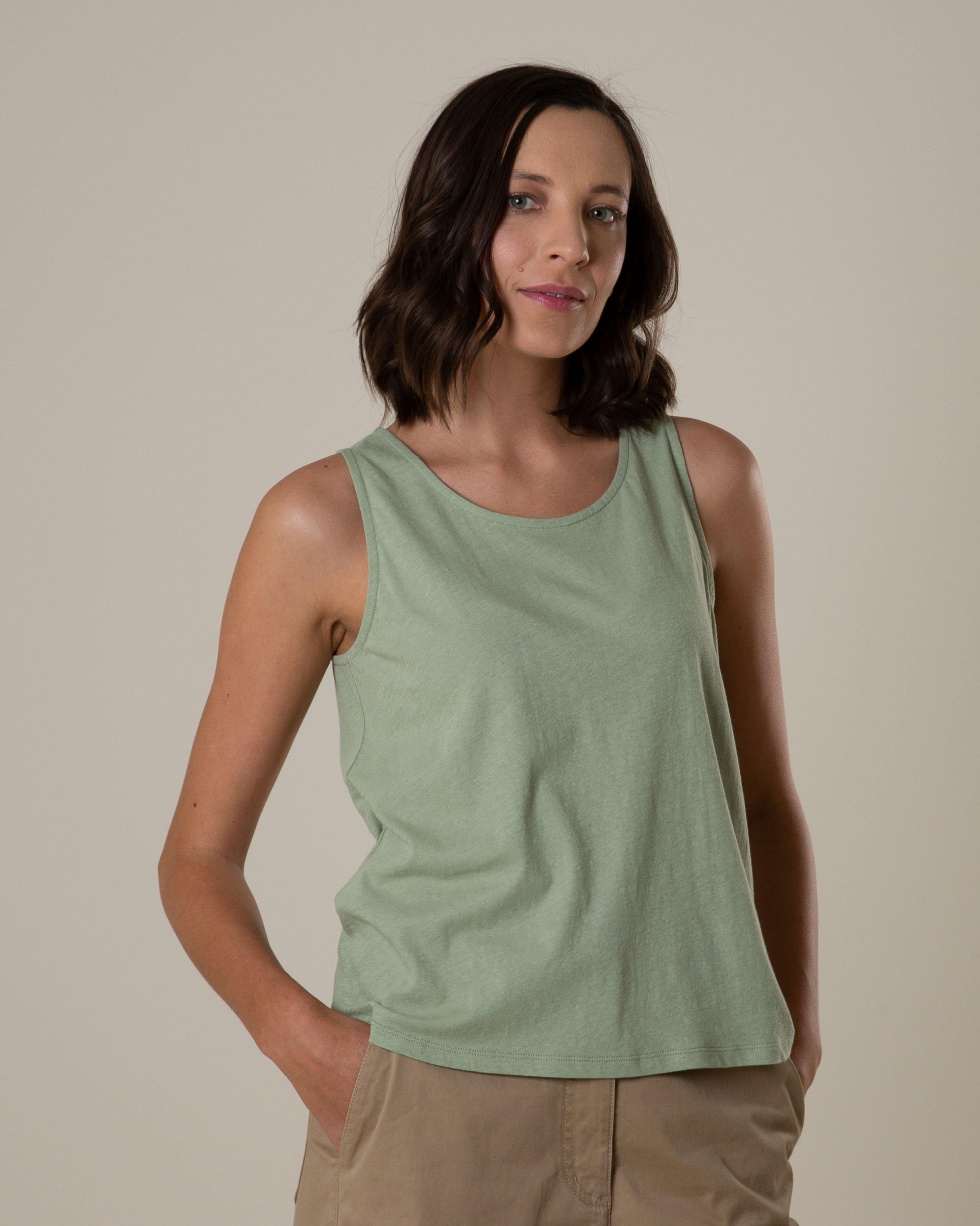 Rare Earth Women's Swing Vest -  Sage