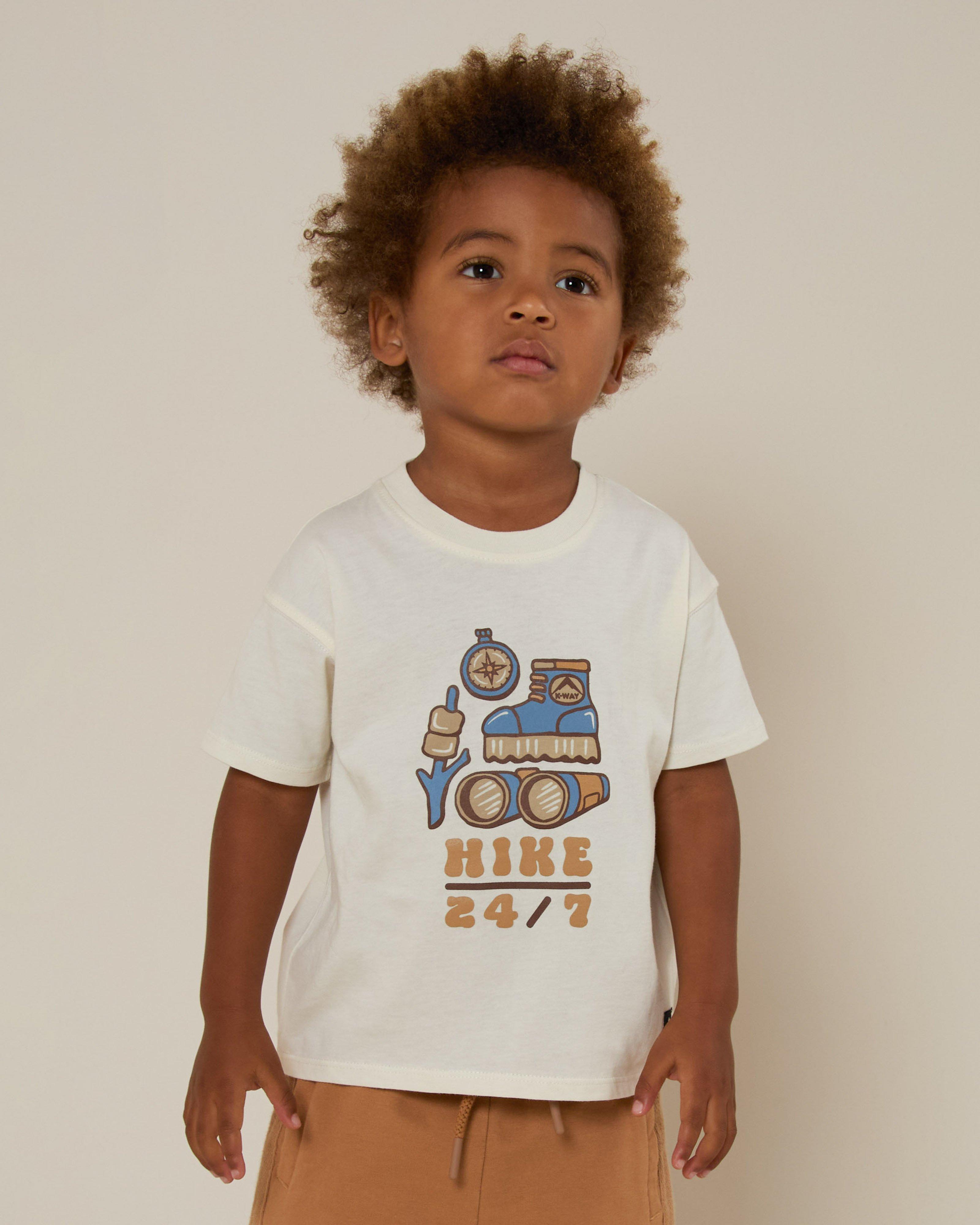 K-Way Kids Cotton Club T-Shirt -  Oatmeal