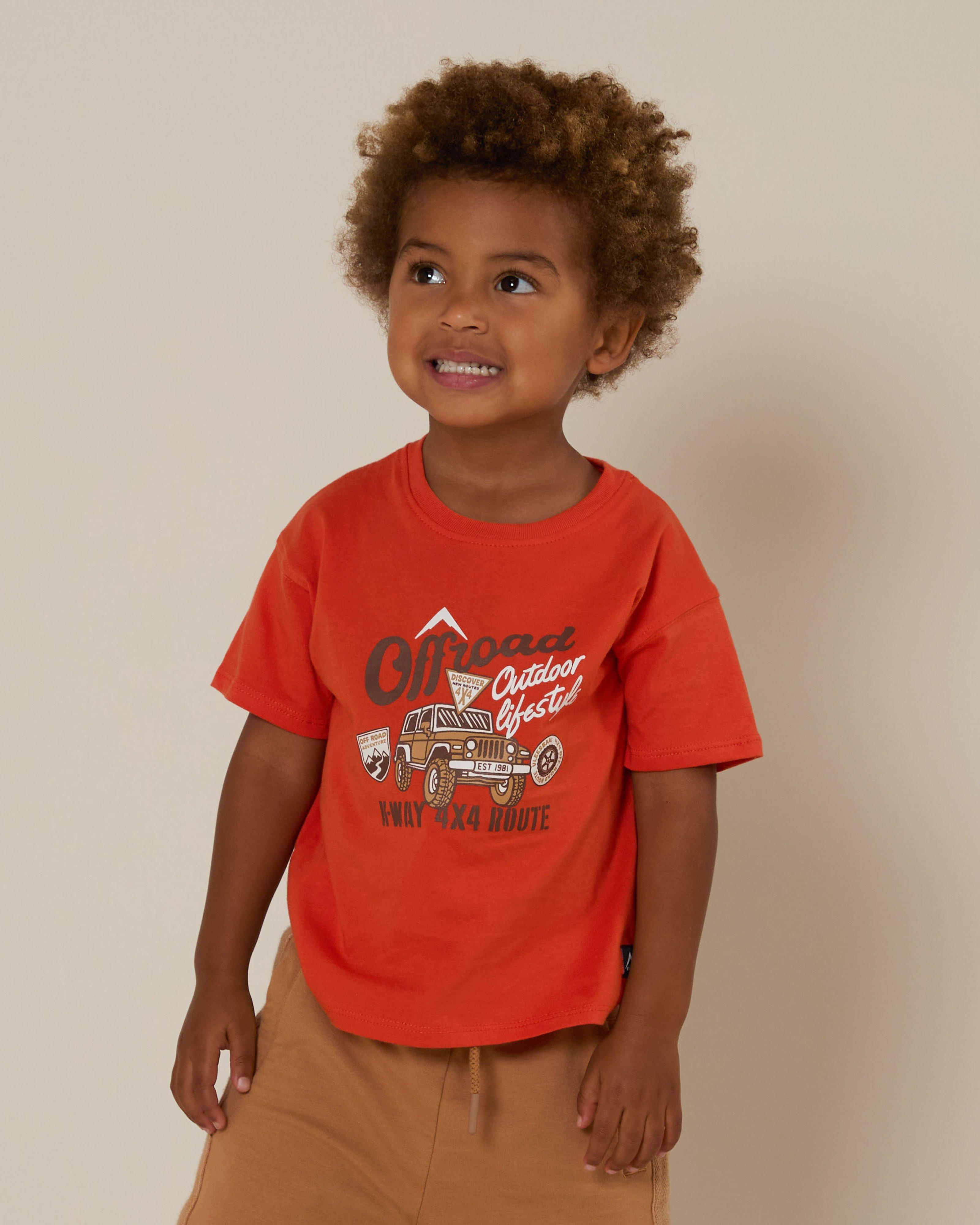 K-Way Kids Cotton Club T-Shirt -  Red