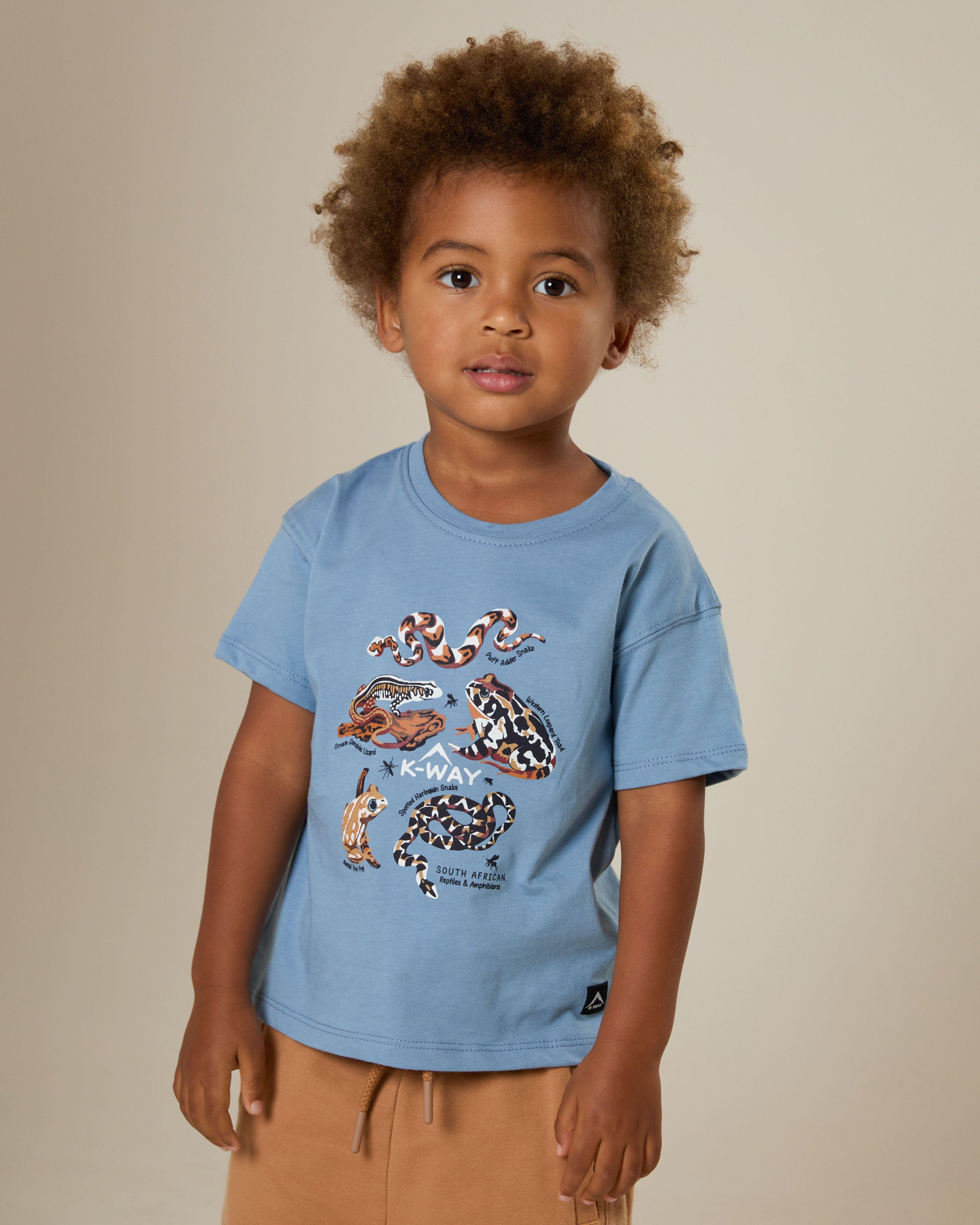 K-Way Kids Cotton Club T-Shirt -  Cloud Blue