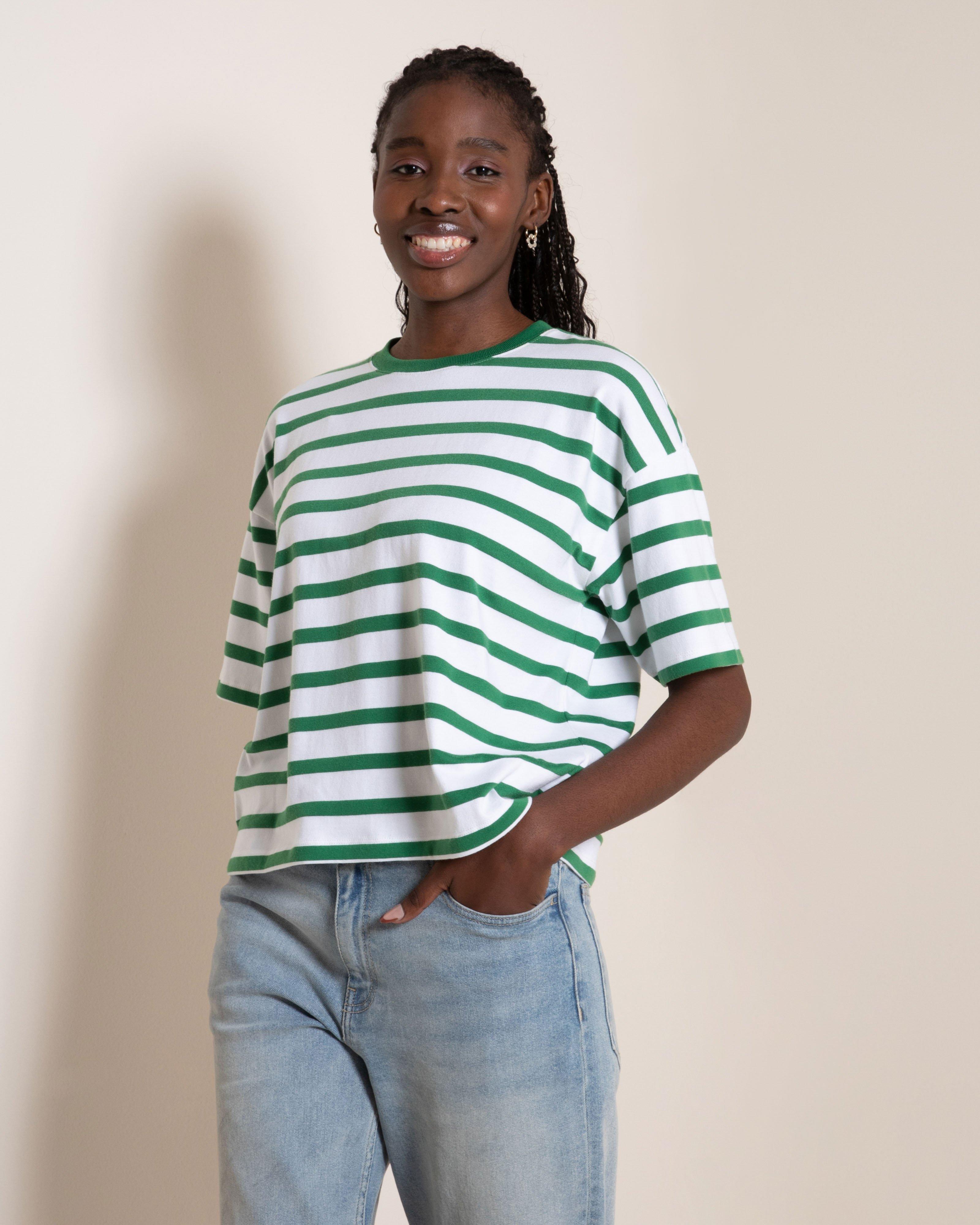 Old Khaki Women’s Jamie Basic T-Shirt -  Milk