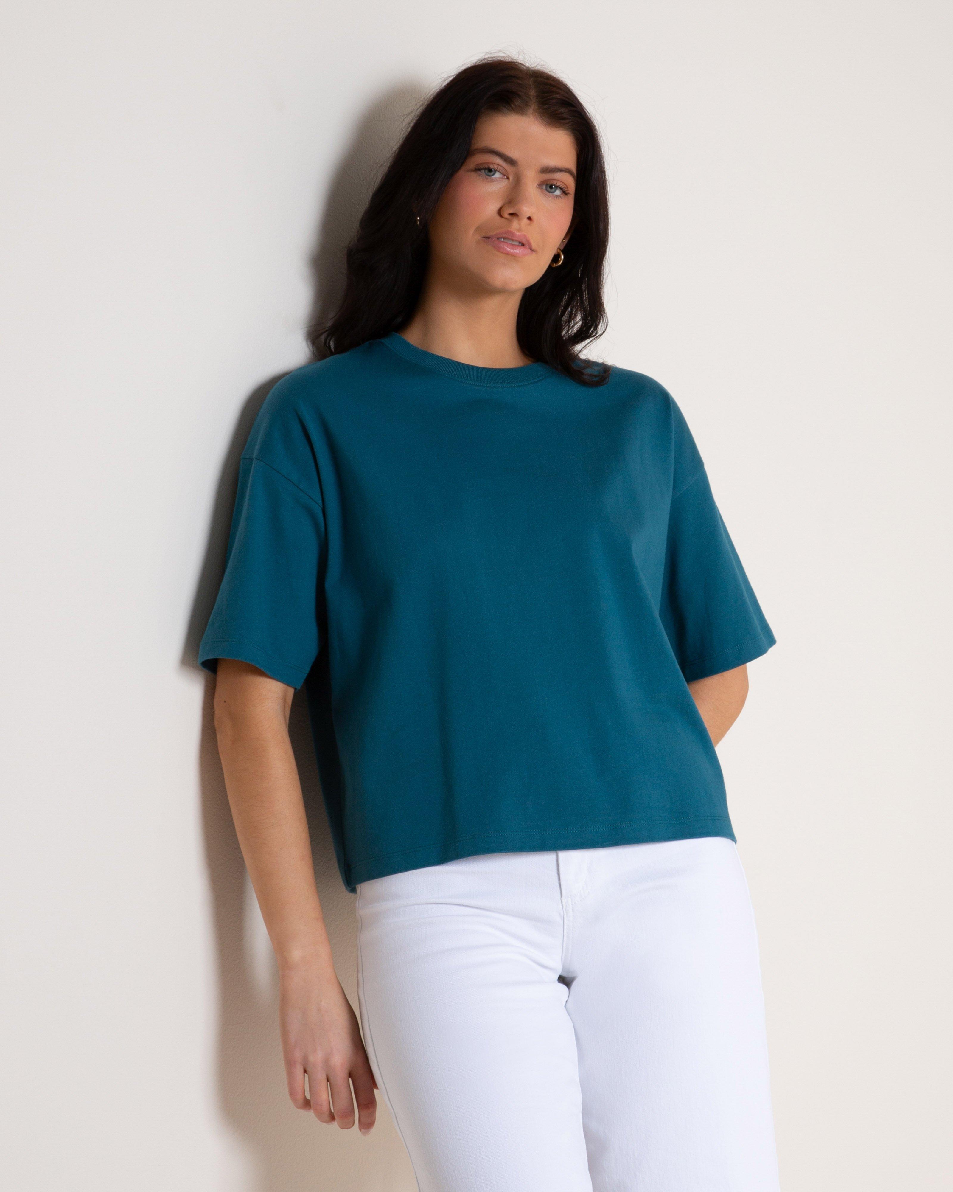 Old Khaki Women’s Jamie Basic T-Shirt -  Teal