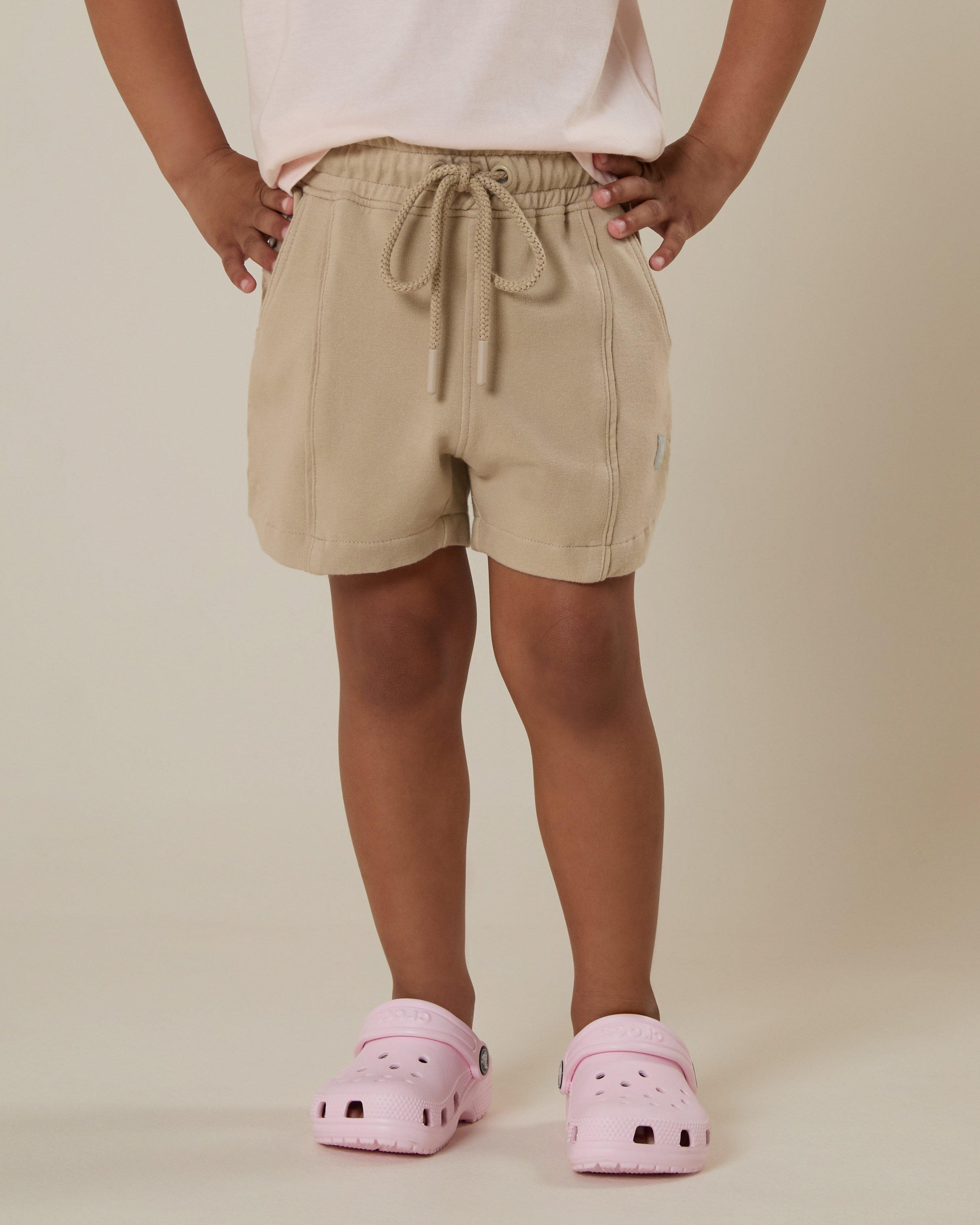 K-WAY Kids Rae Fleece Shorts -  Stone