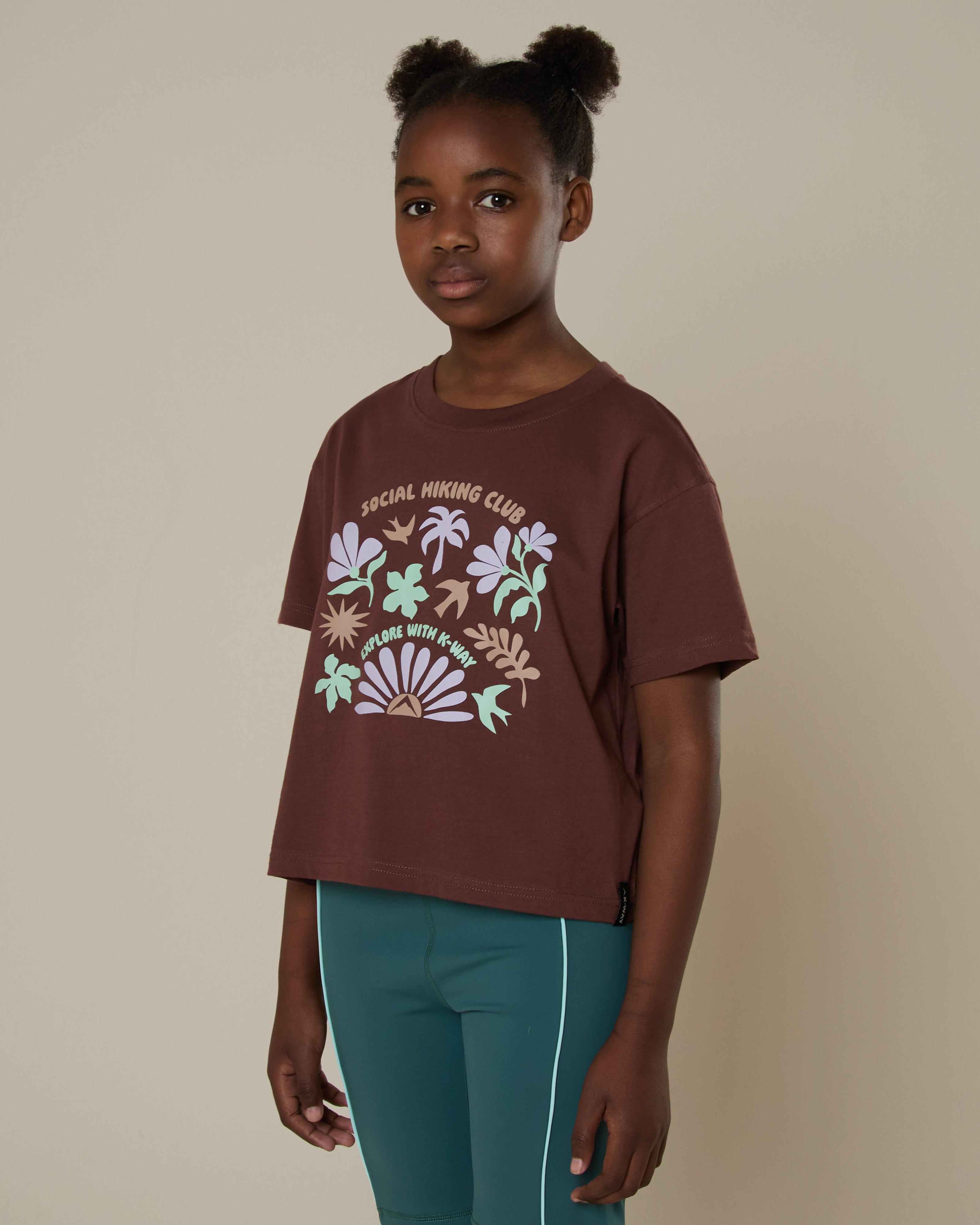 K-Way Youth Graphic T-Shirt -  Chocolate