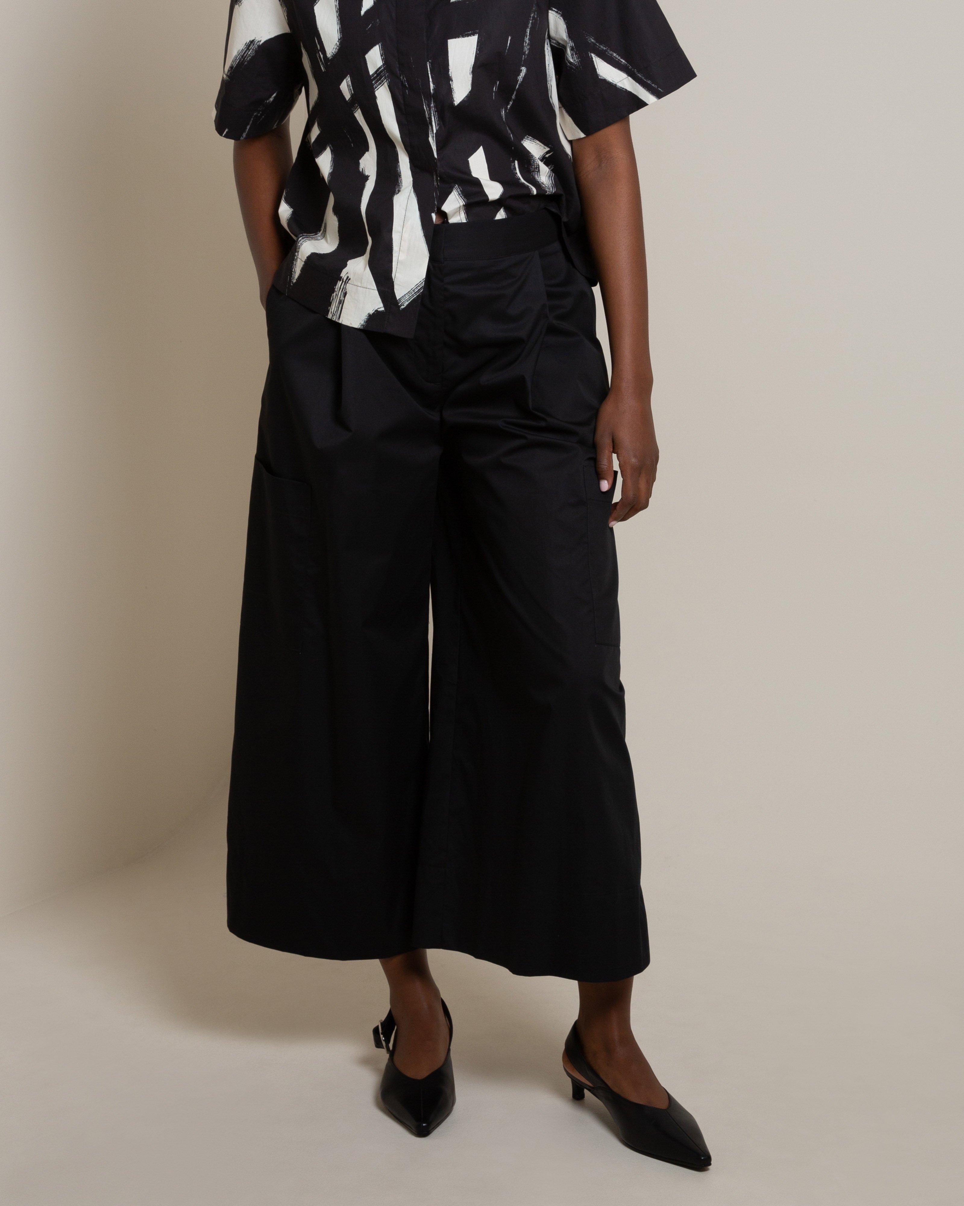 Irma Culotte Pants -  Black