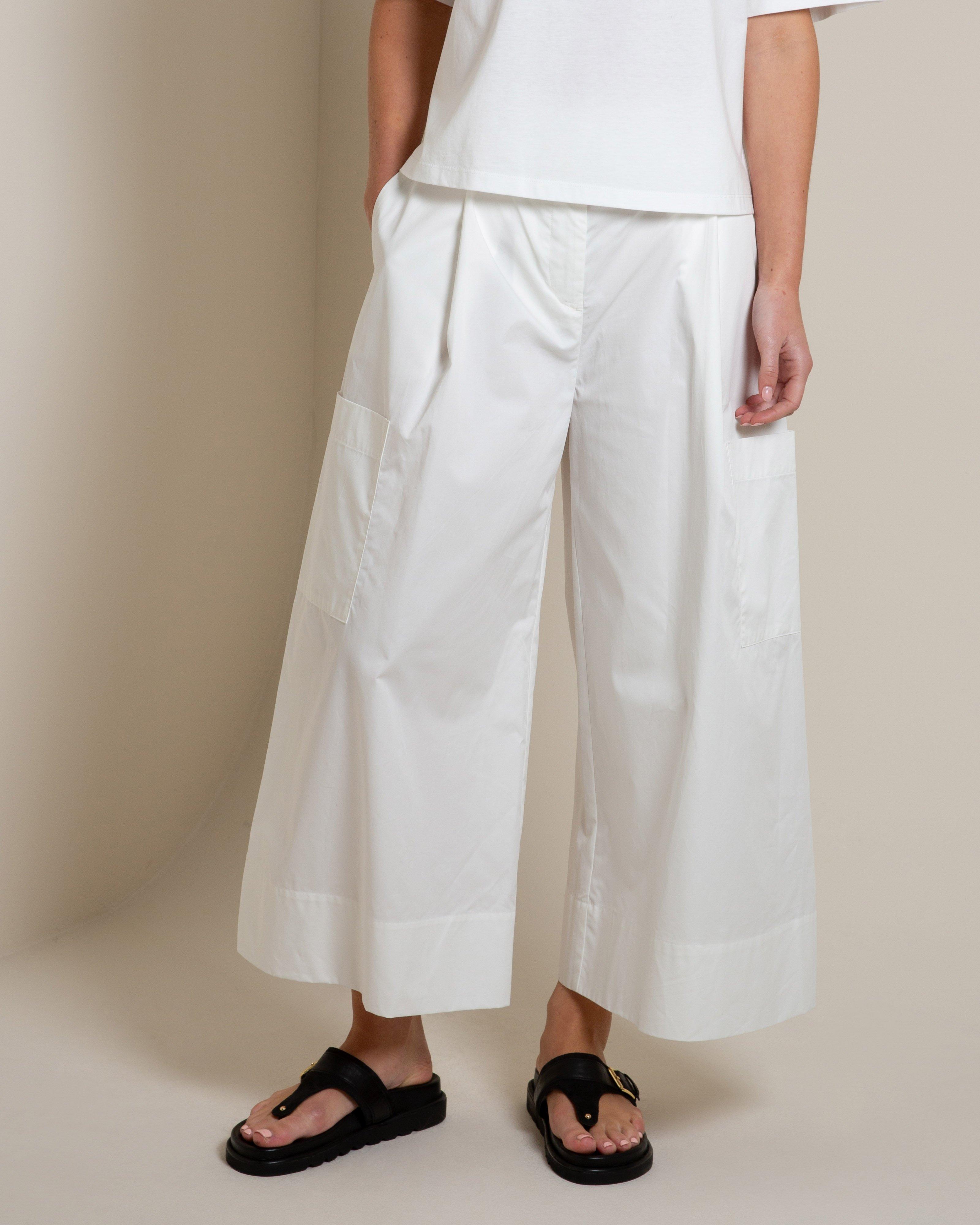 Irma Culotte Pants -  White
