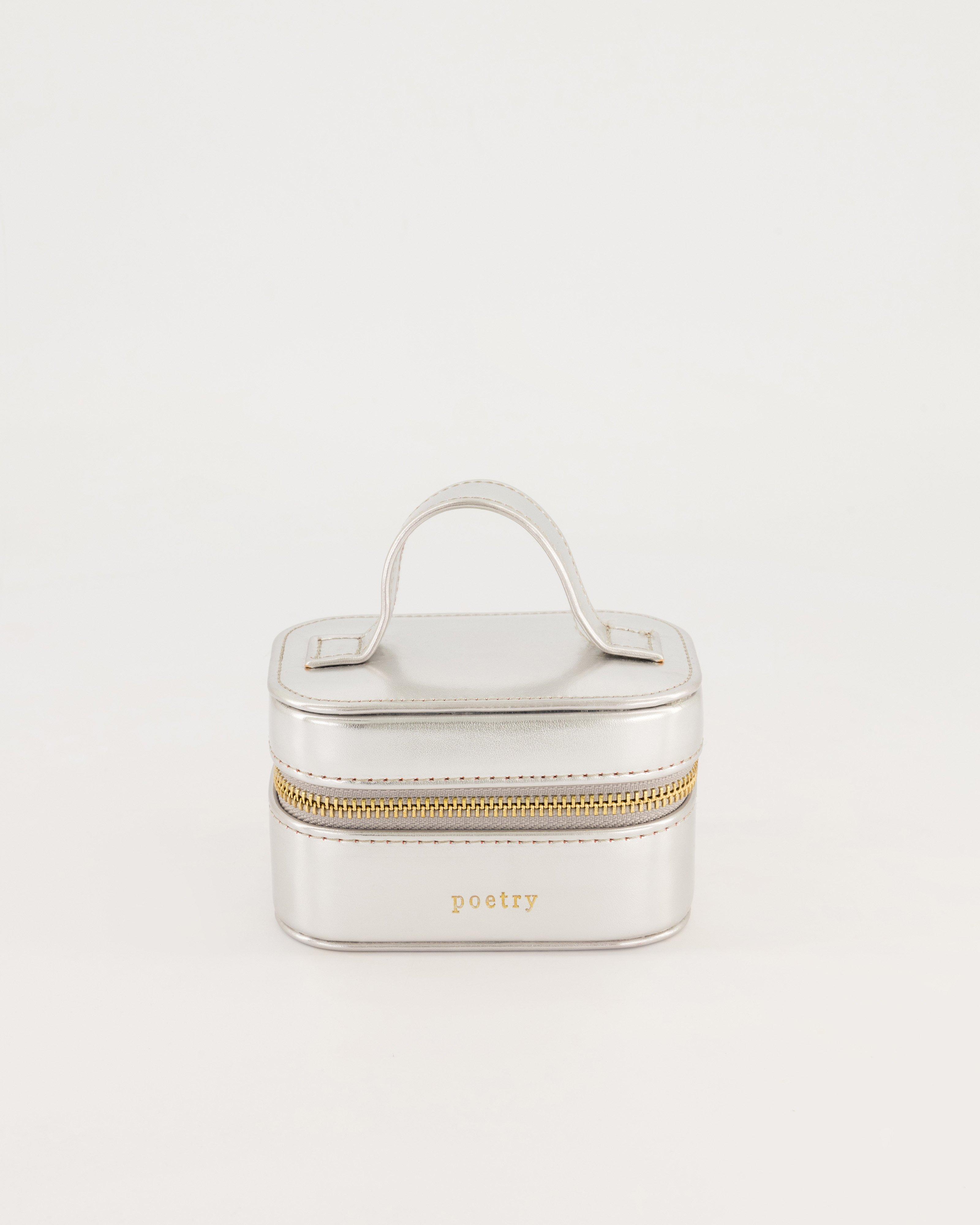 Tia Little Jewellery Case -  Silver