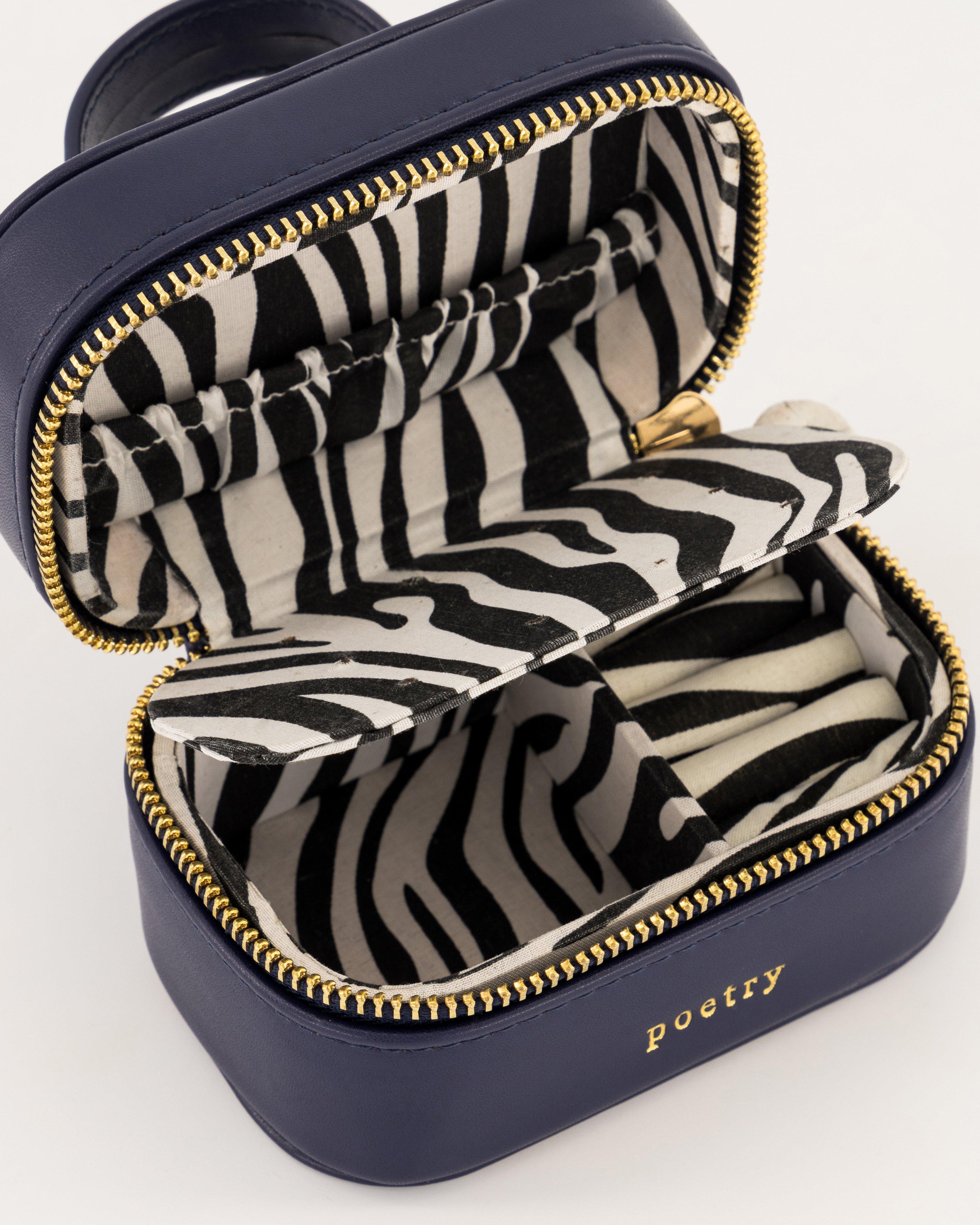 Tia Little Jewellery Case -  Navy