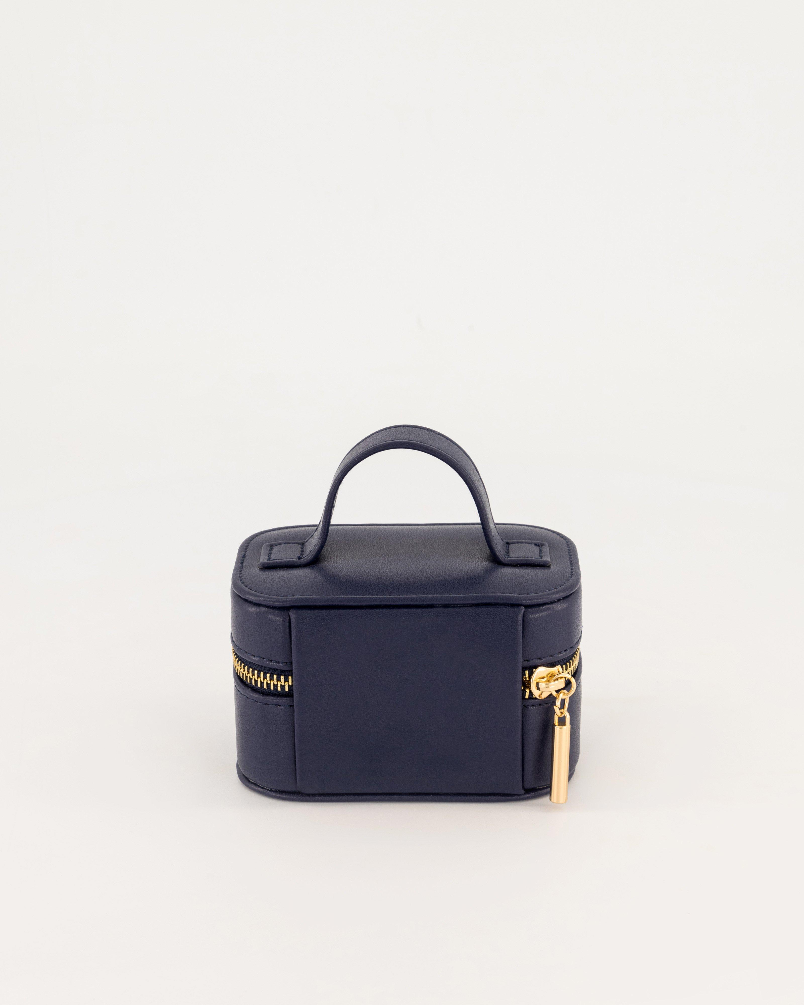 Tia Little Jewellery Case -  Navy