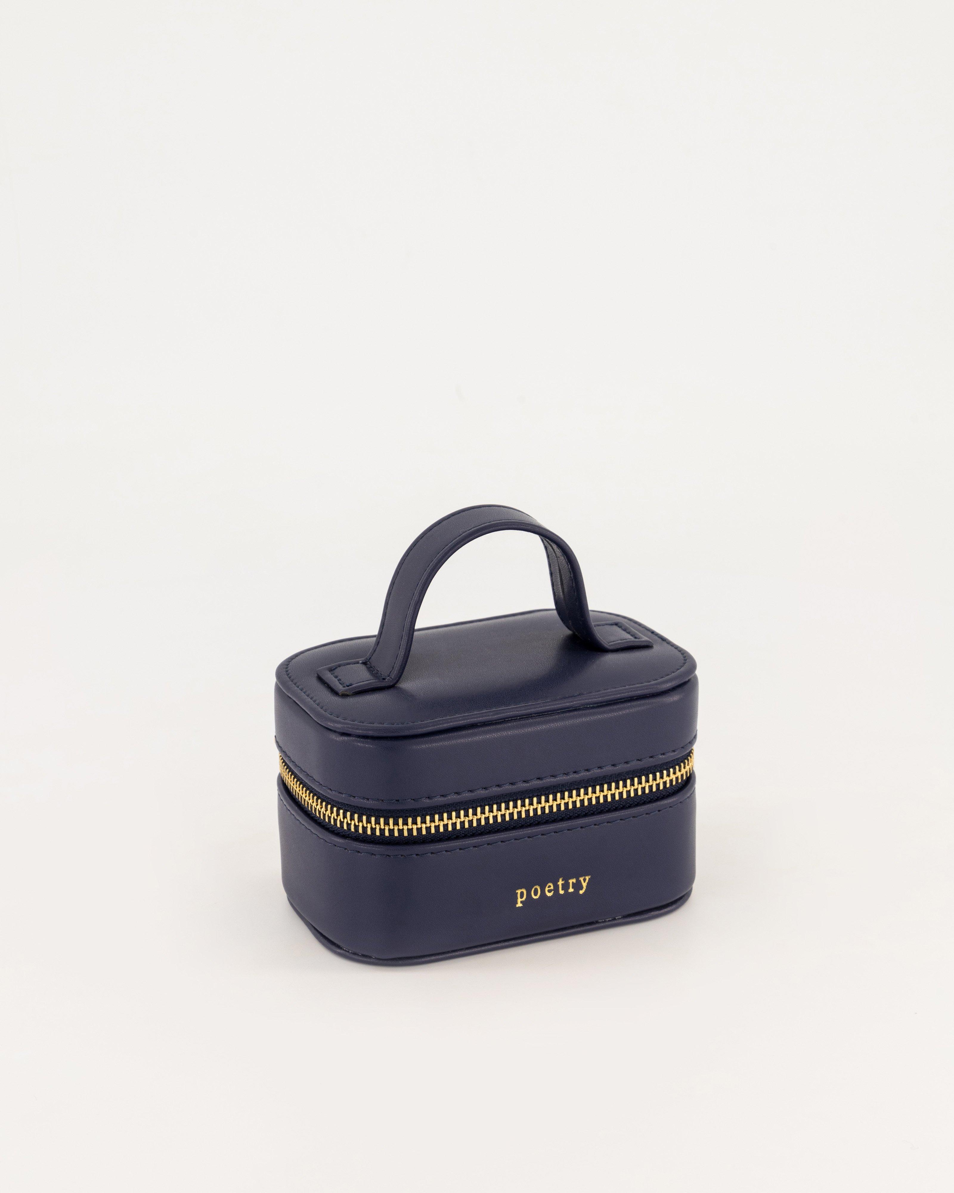 Tia Little Jewellery Case -  Navy