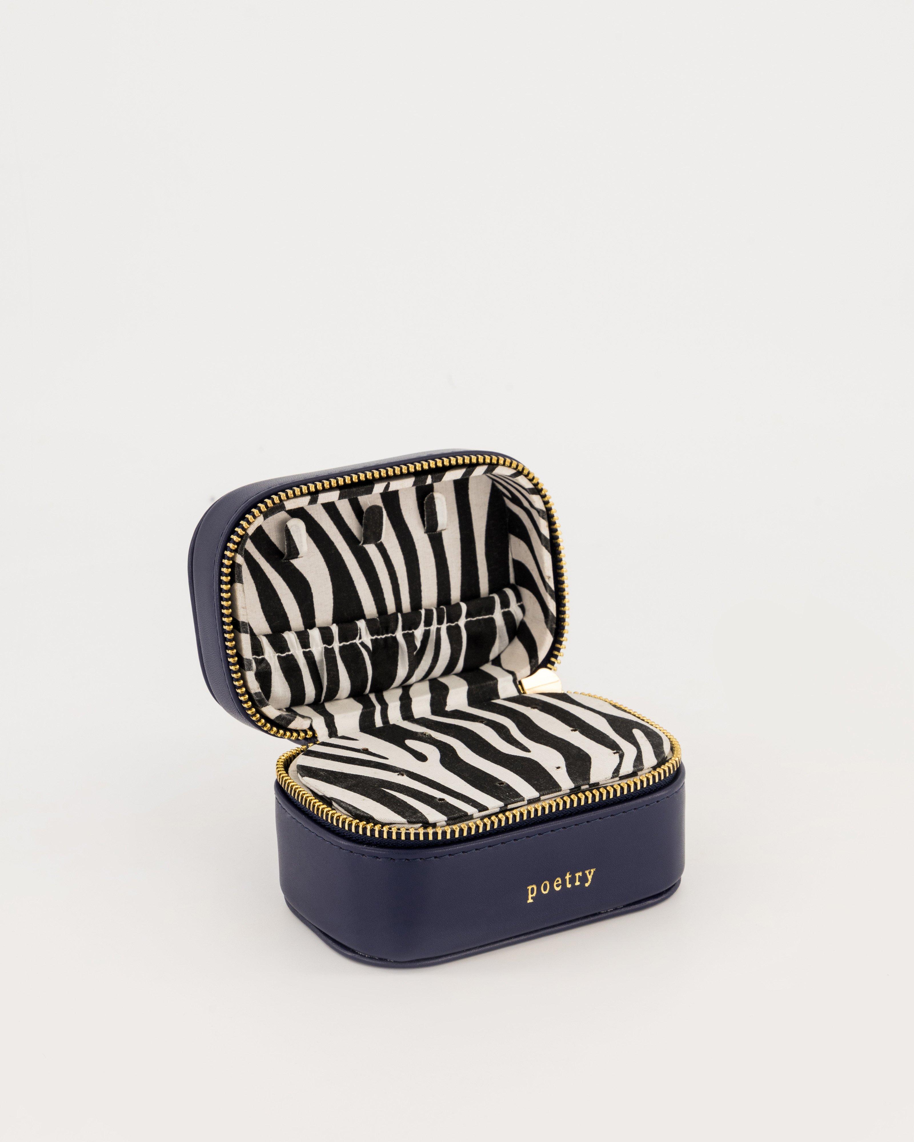 Tia Little Jewellery Case -  Navy