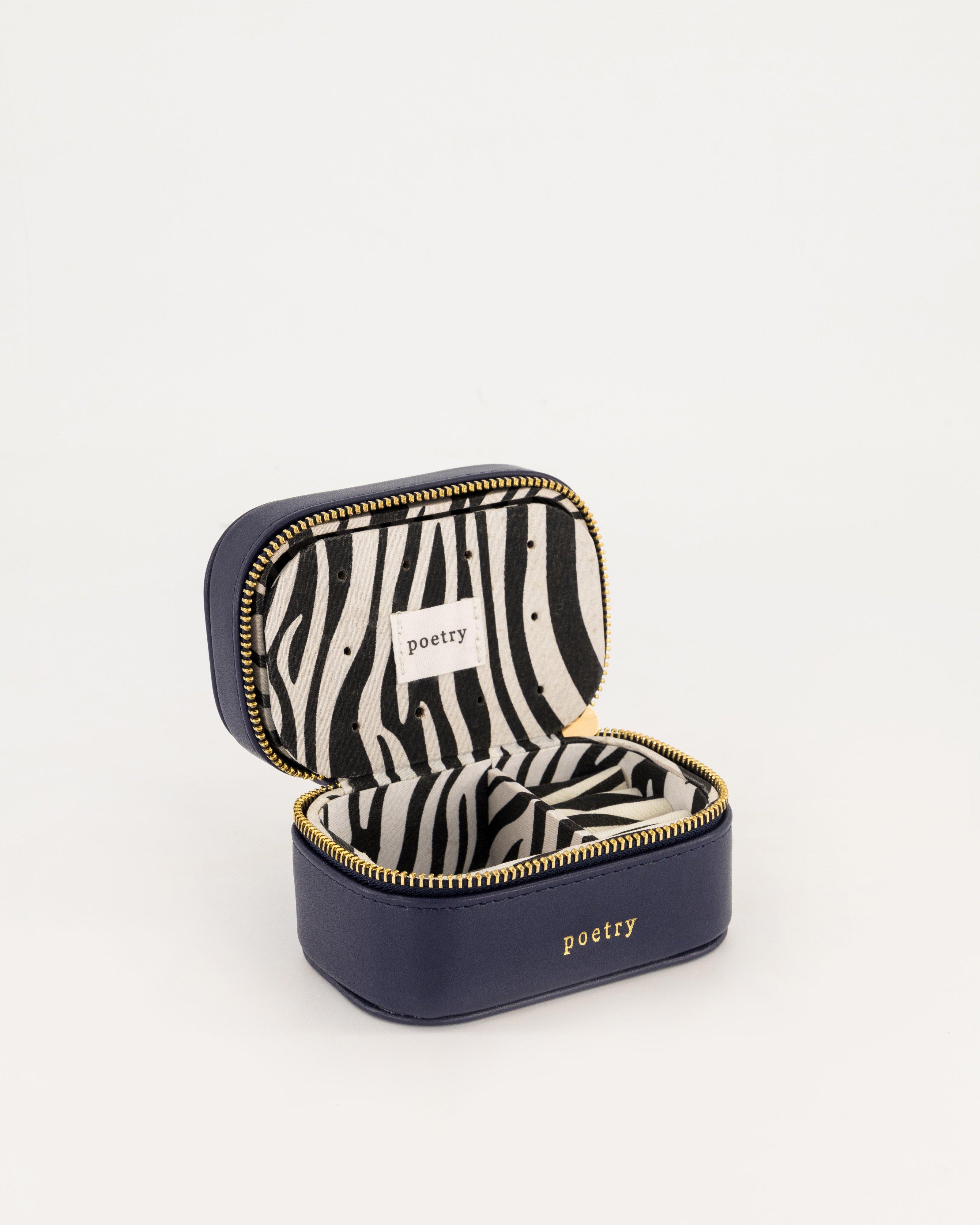 Tia Little Jewellery Case -  Navy