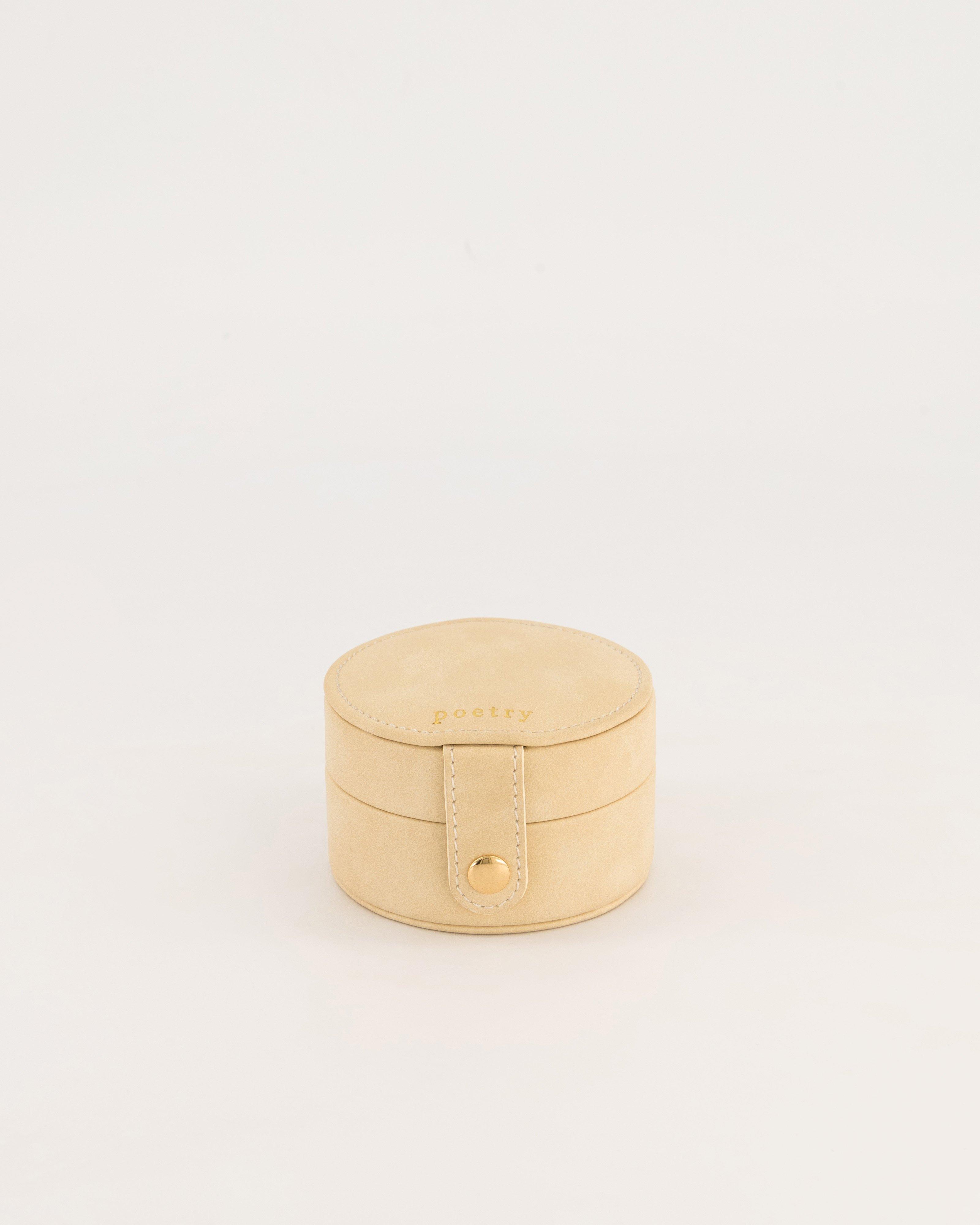Minnie Little Round Jewellery Box -  Nude