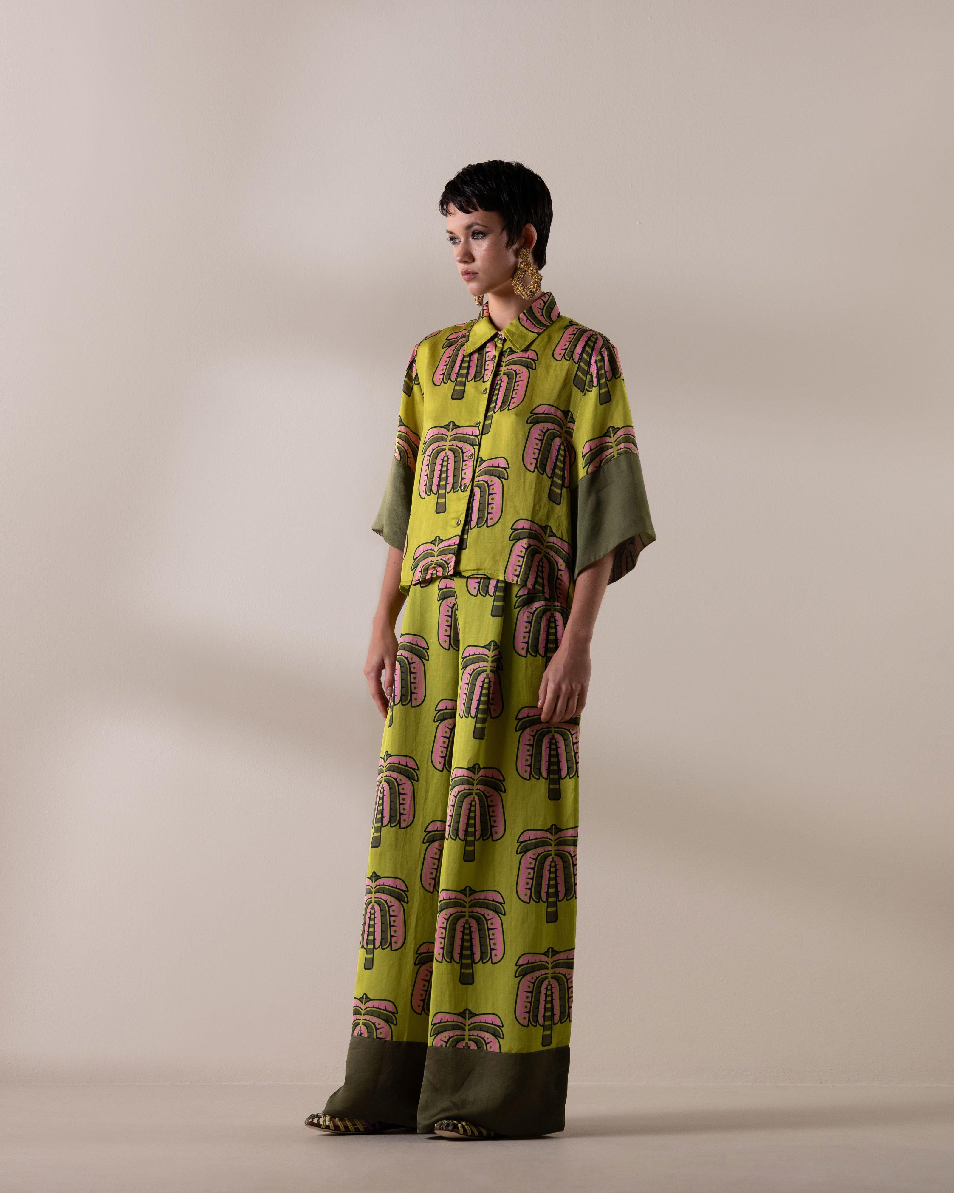 KLûK CGDT x Poetry Printed Cropped Shirt -  Assorted