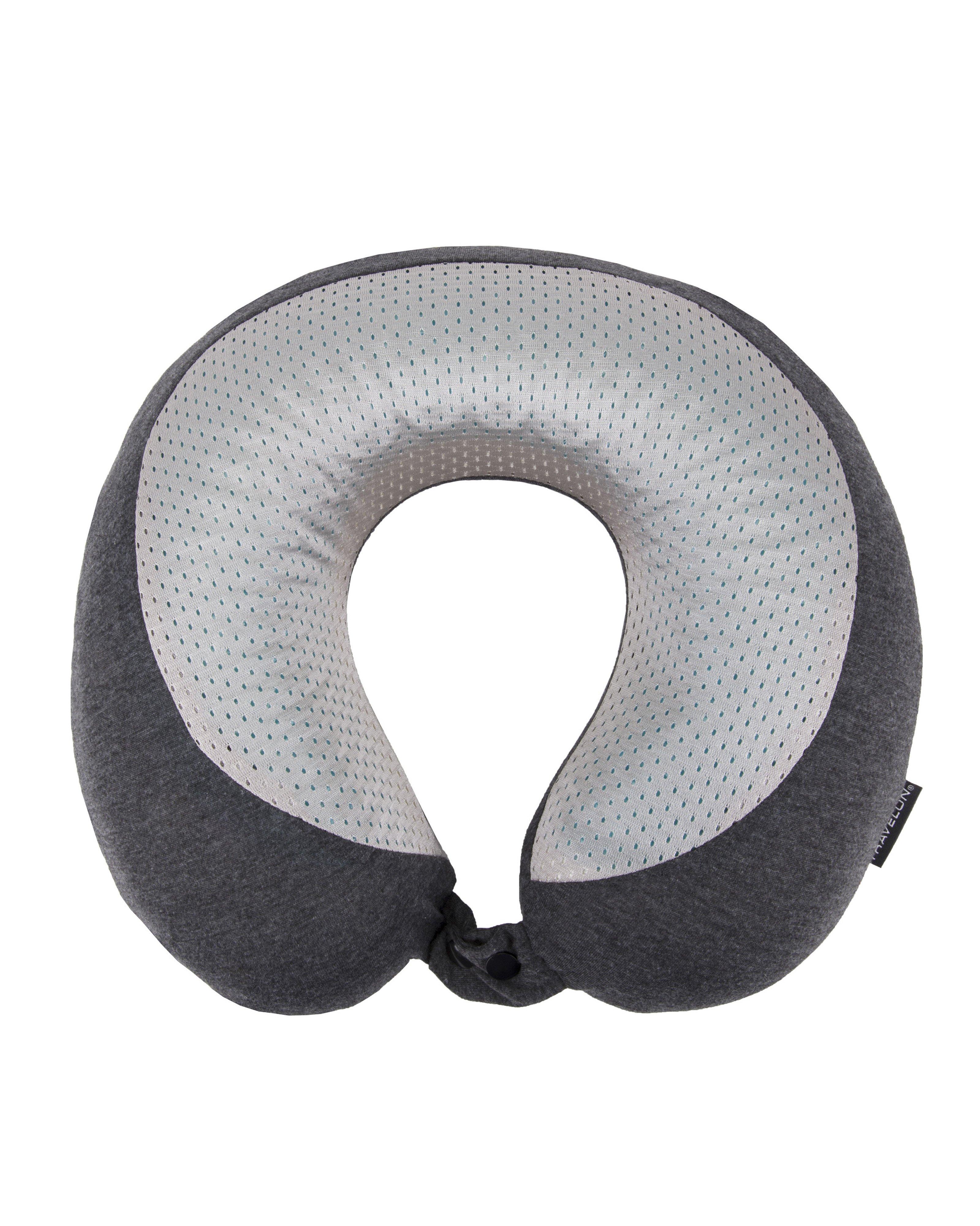Travelon Memory Gel Foam Pillow -  Charcoal
