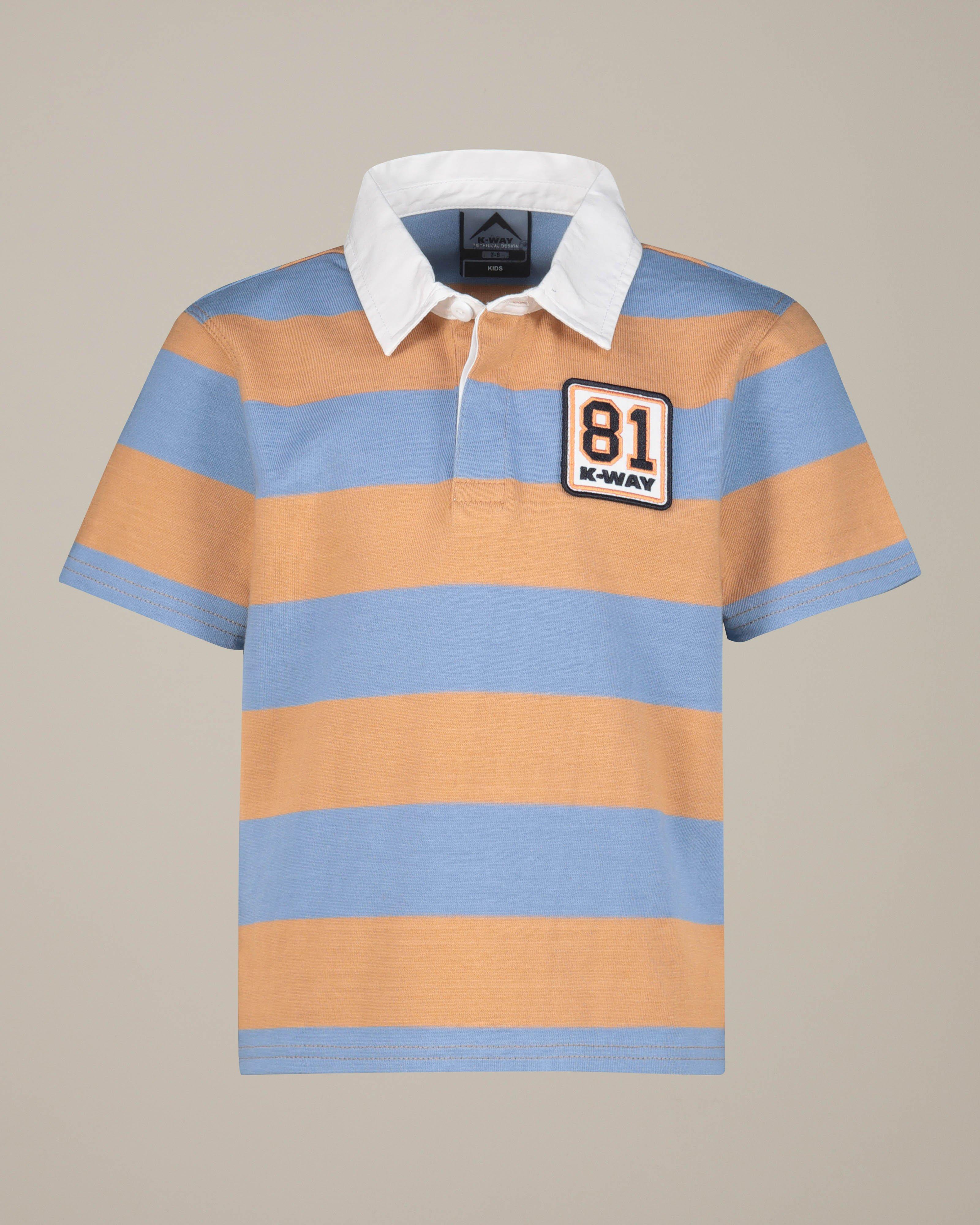 K-Way Kids Rugby Jersey T-Shirt -  Camel