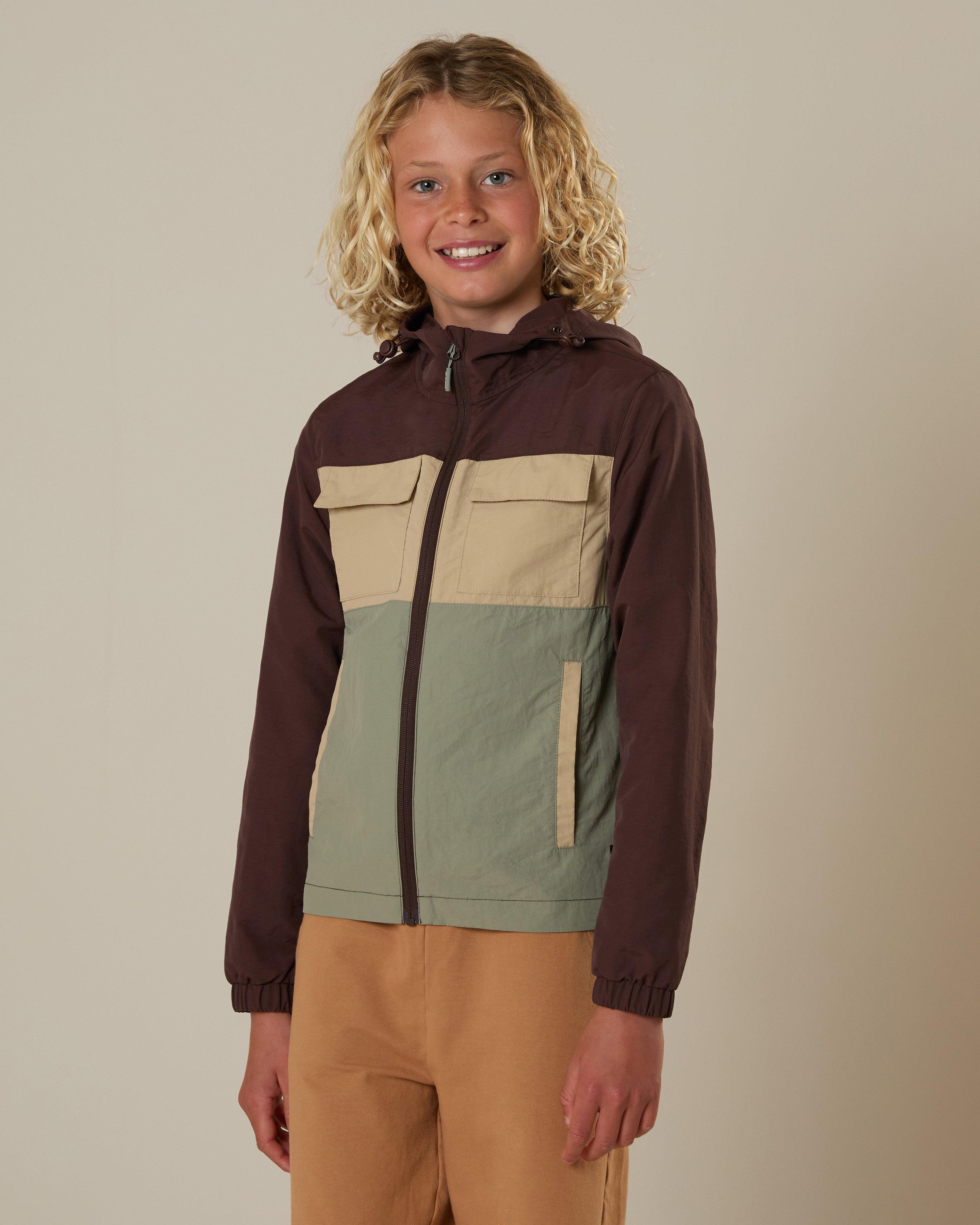 K-Way Youth Anorak -  Olive