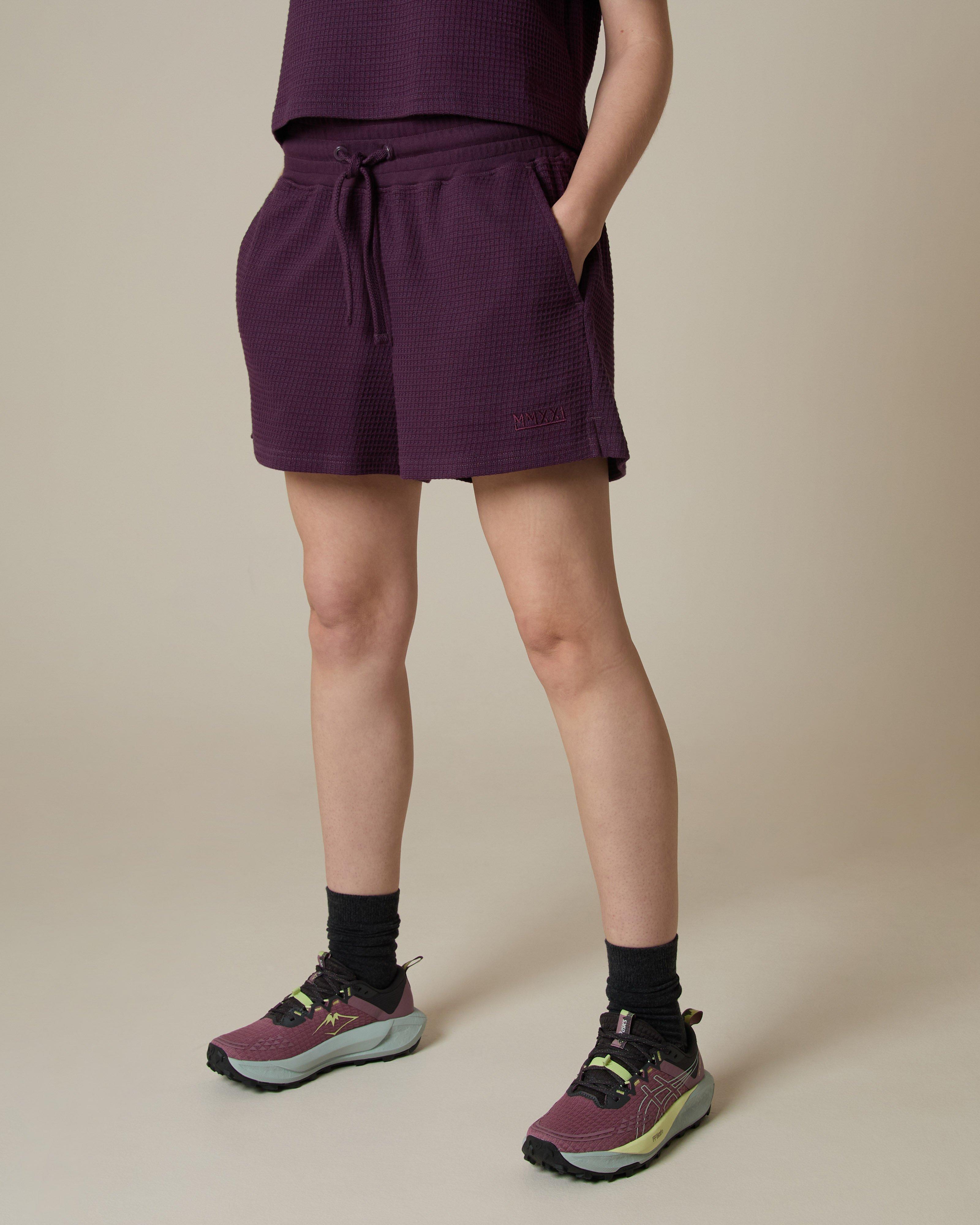 MMXXI Women's Abigail Fleece Shorts  -  Purple