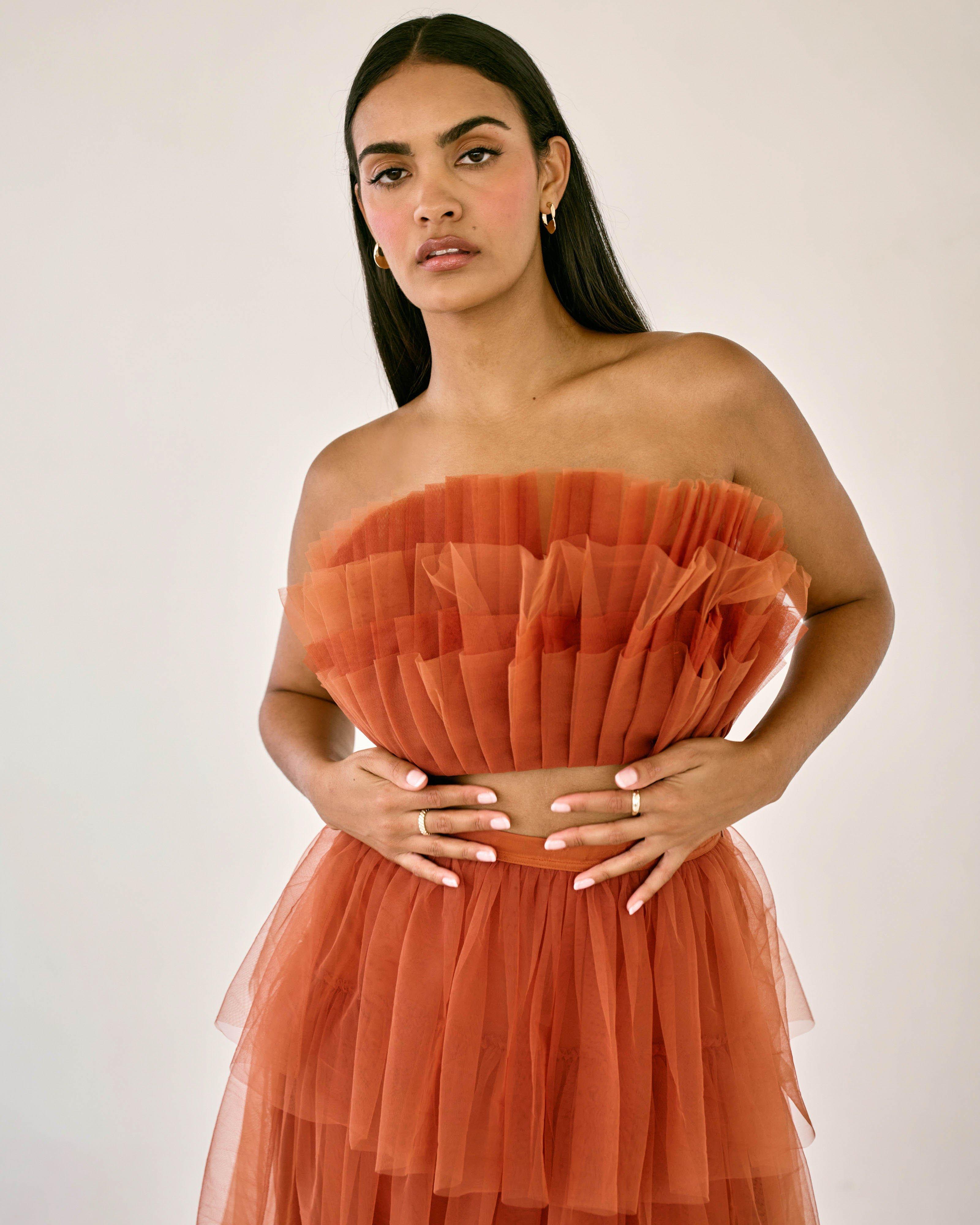 SR | Poetry Odessa Top -  Rust
