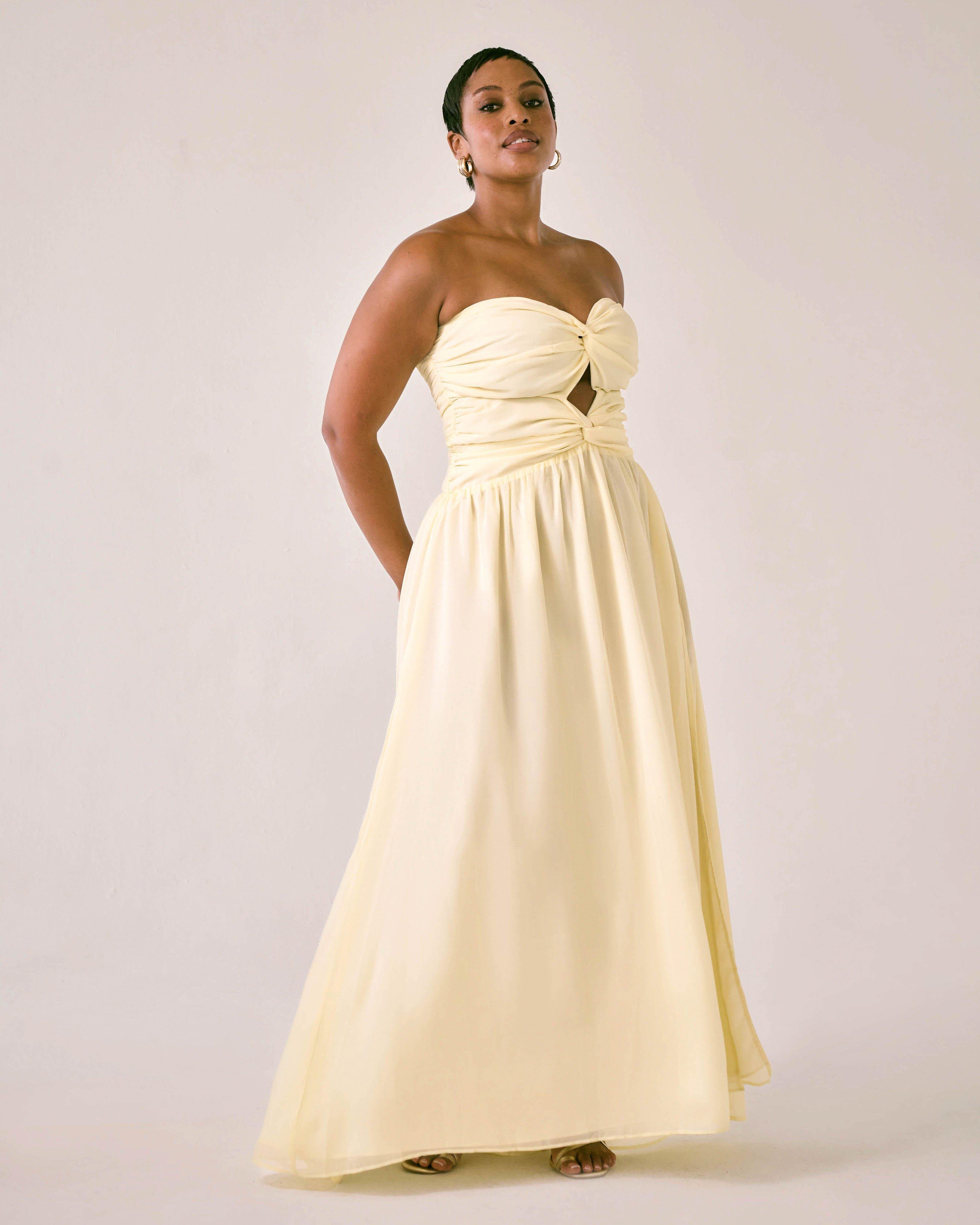 SR | Poetry Isolde Dress -  Yellow