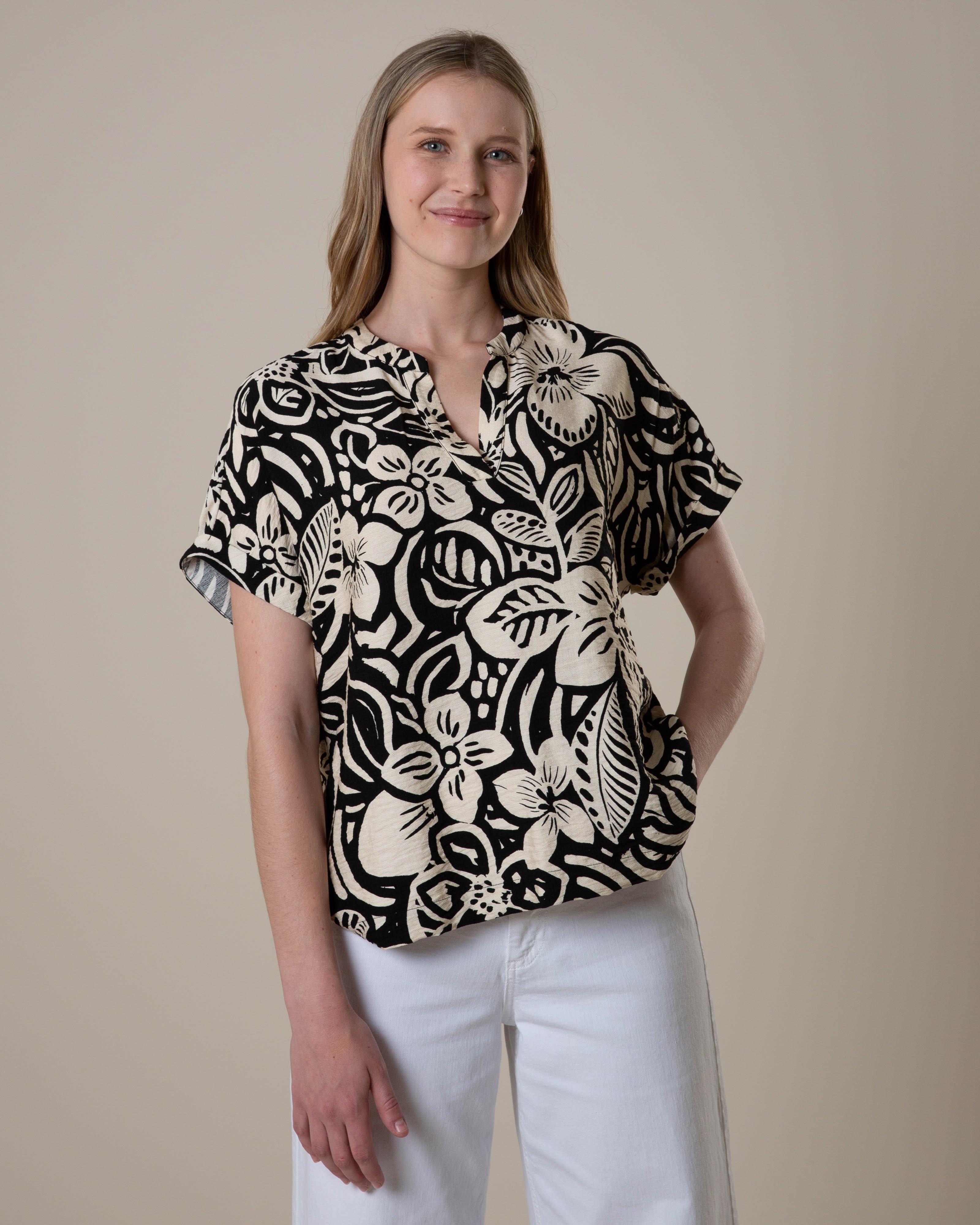 Old Khaki Women's Vita Popover Blouse | Cape Union Mart