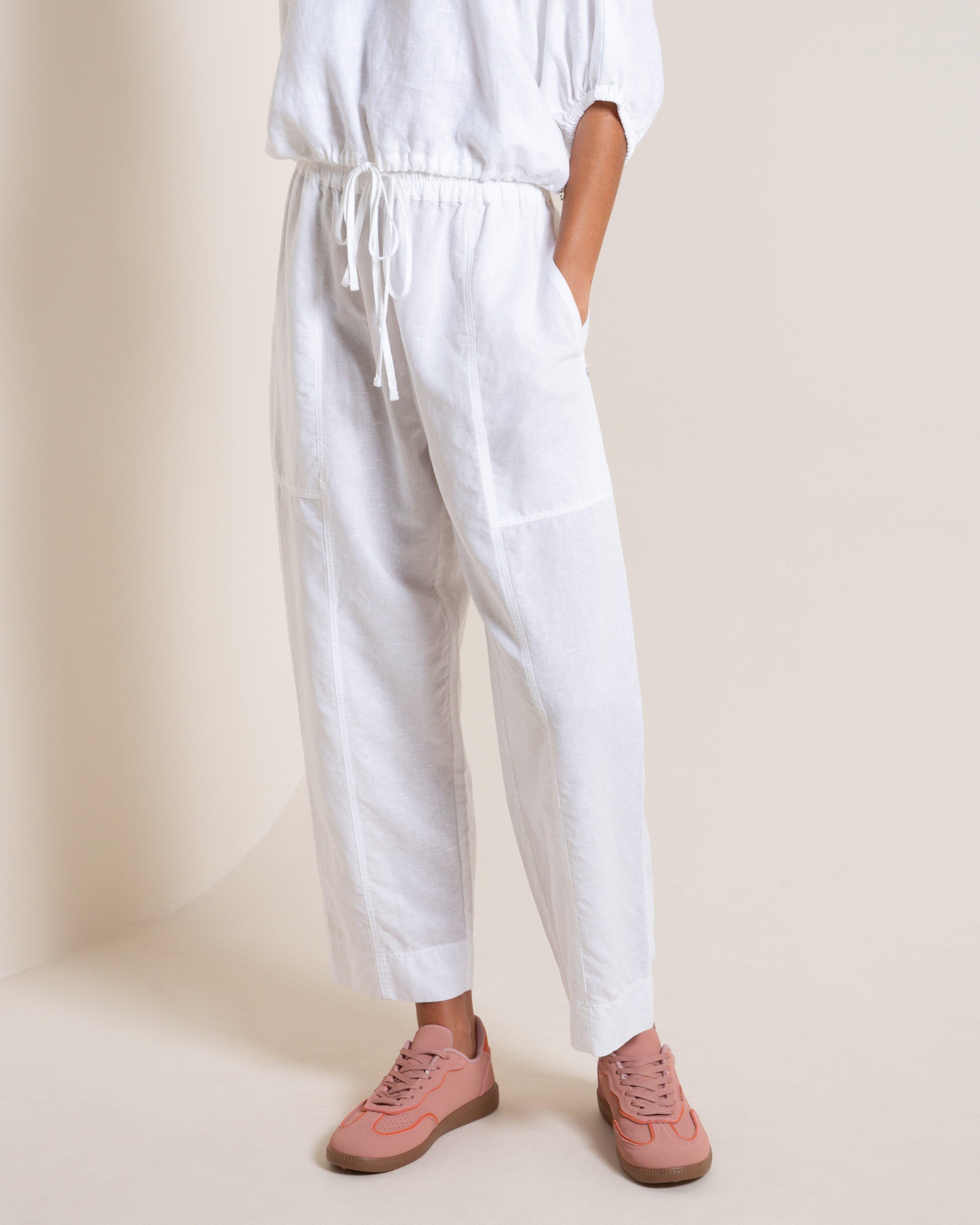 Old Khaki Women's Marcy Linen Pants -  White