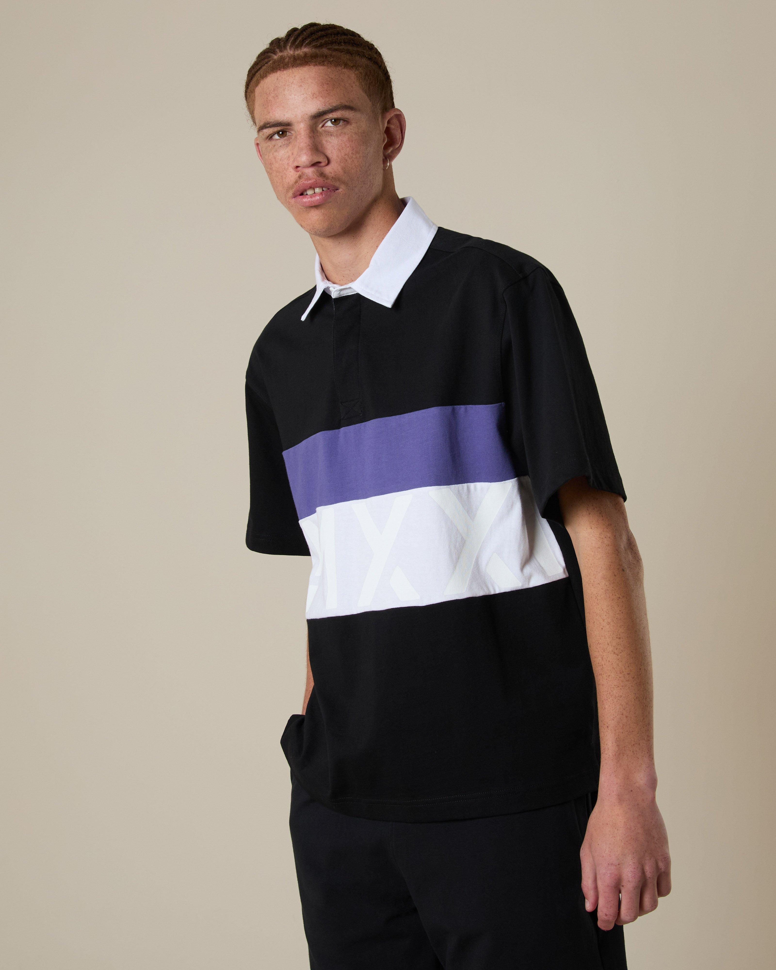 MMXXI Men's Adam Rugby T-Shirt -  Black