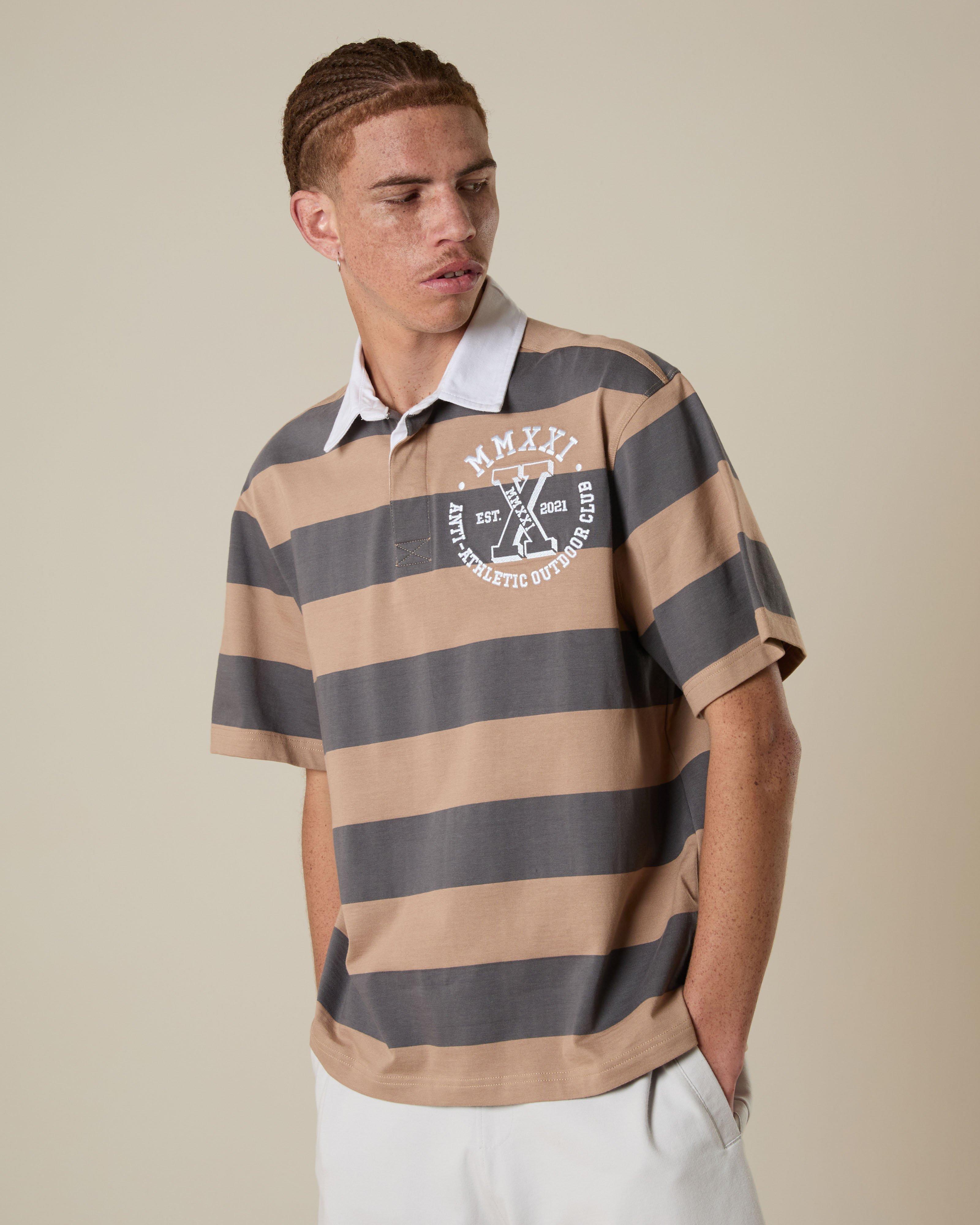 MMXXI Men's Adam Rugby T-Shirt -  Stone