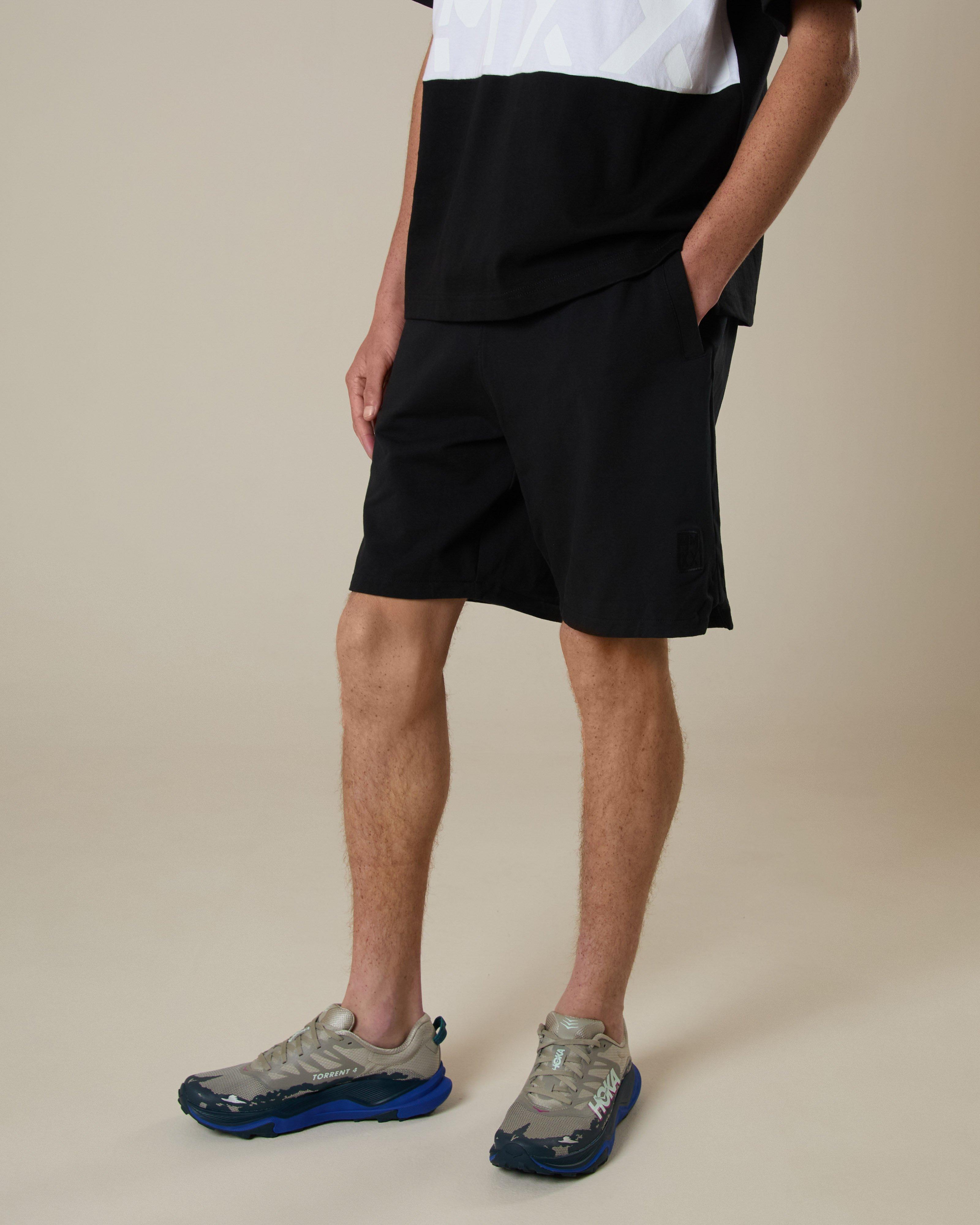 MMXXI Men's Wade Fleece Shorts -  Black