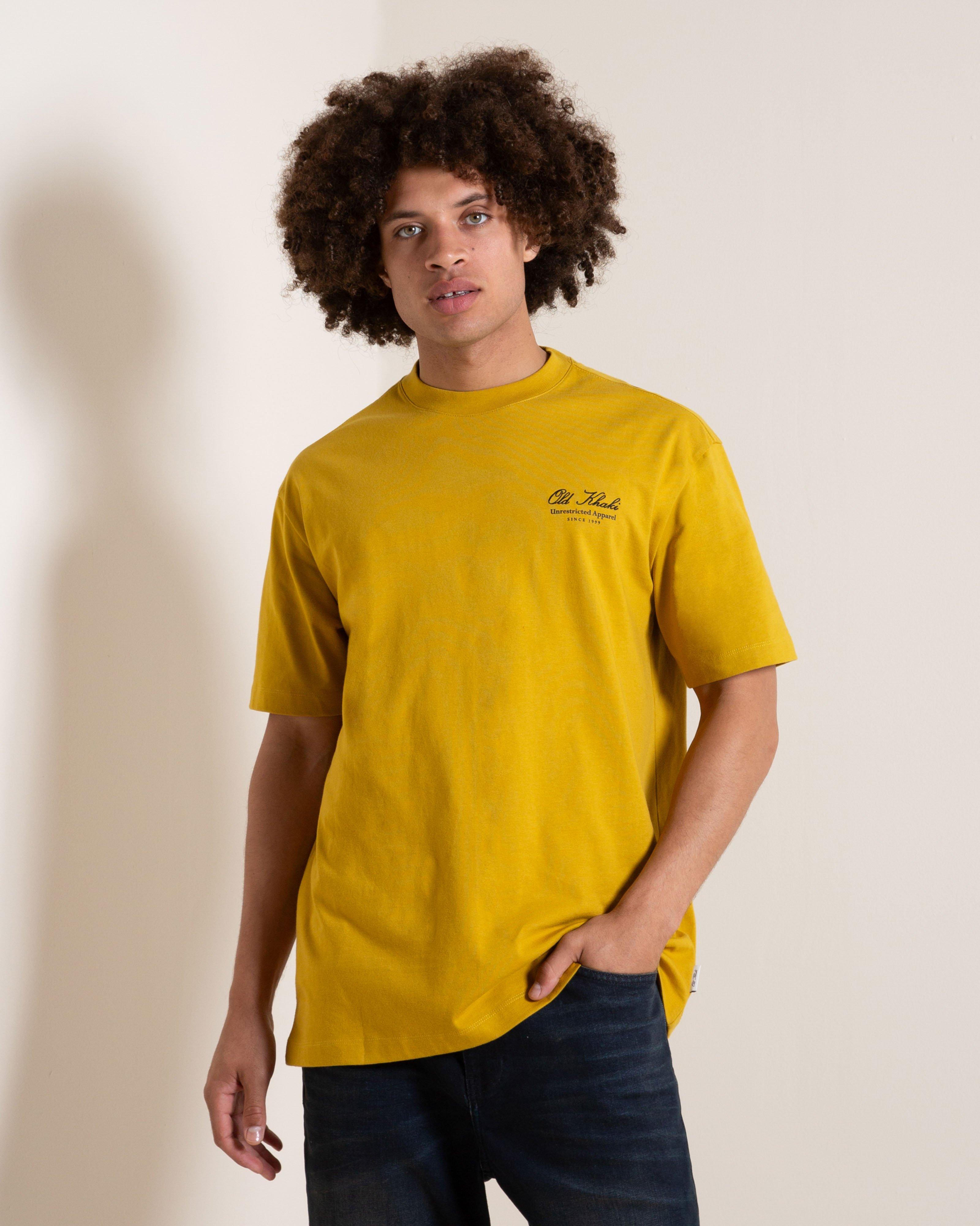 週末sale  8yards Men’s SideTuck Shirt Men's Kai Boxy Fit T-Shirt | Old Khaki