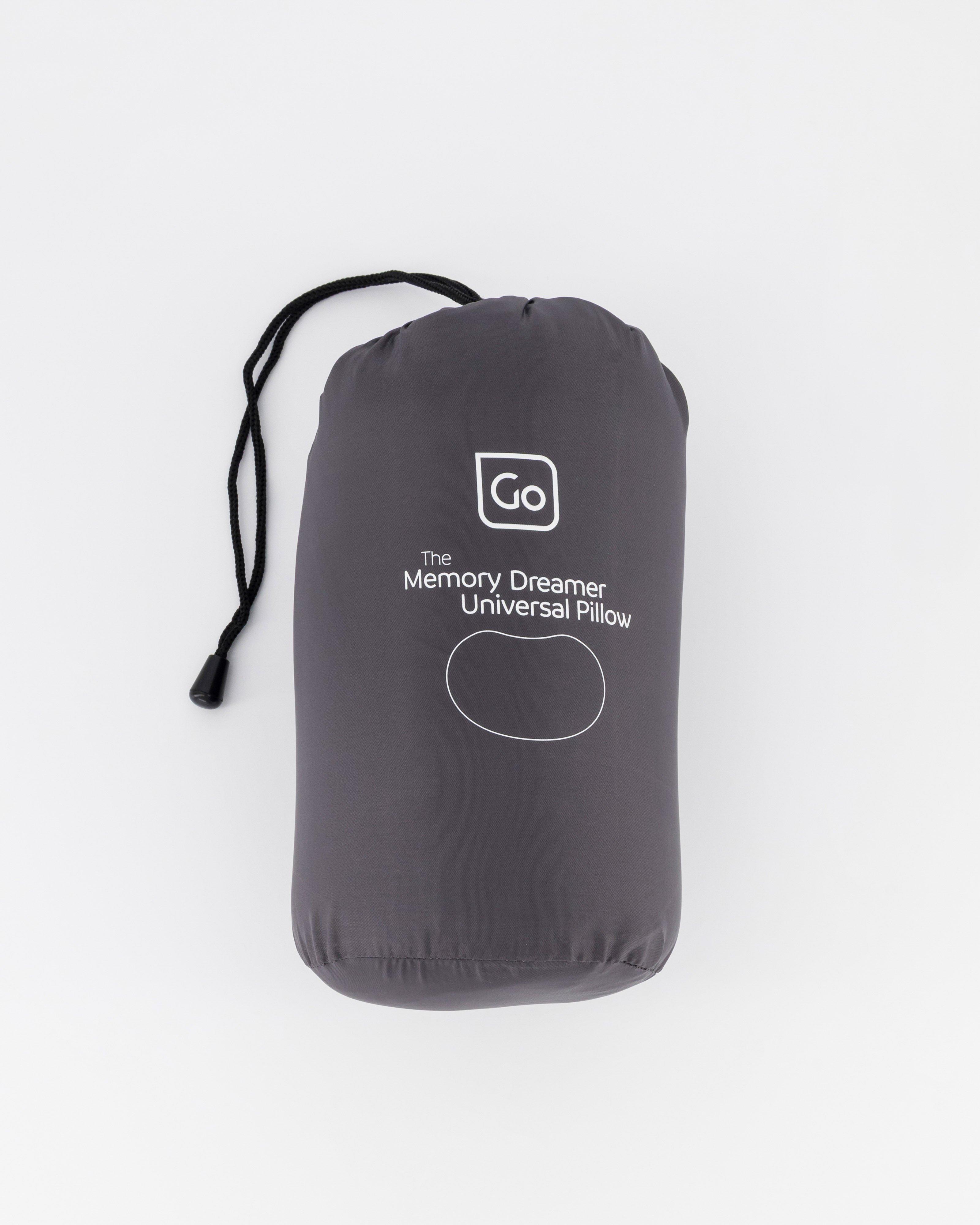 Go Memory Dreamer Universal Travel Pillow -  Grey