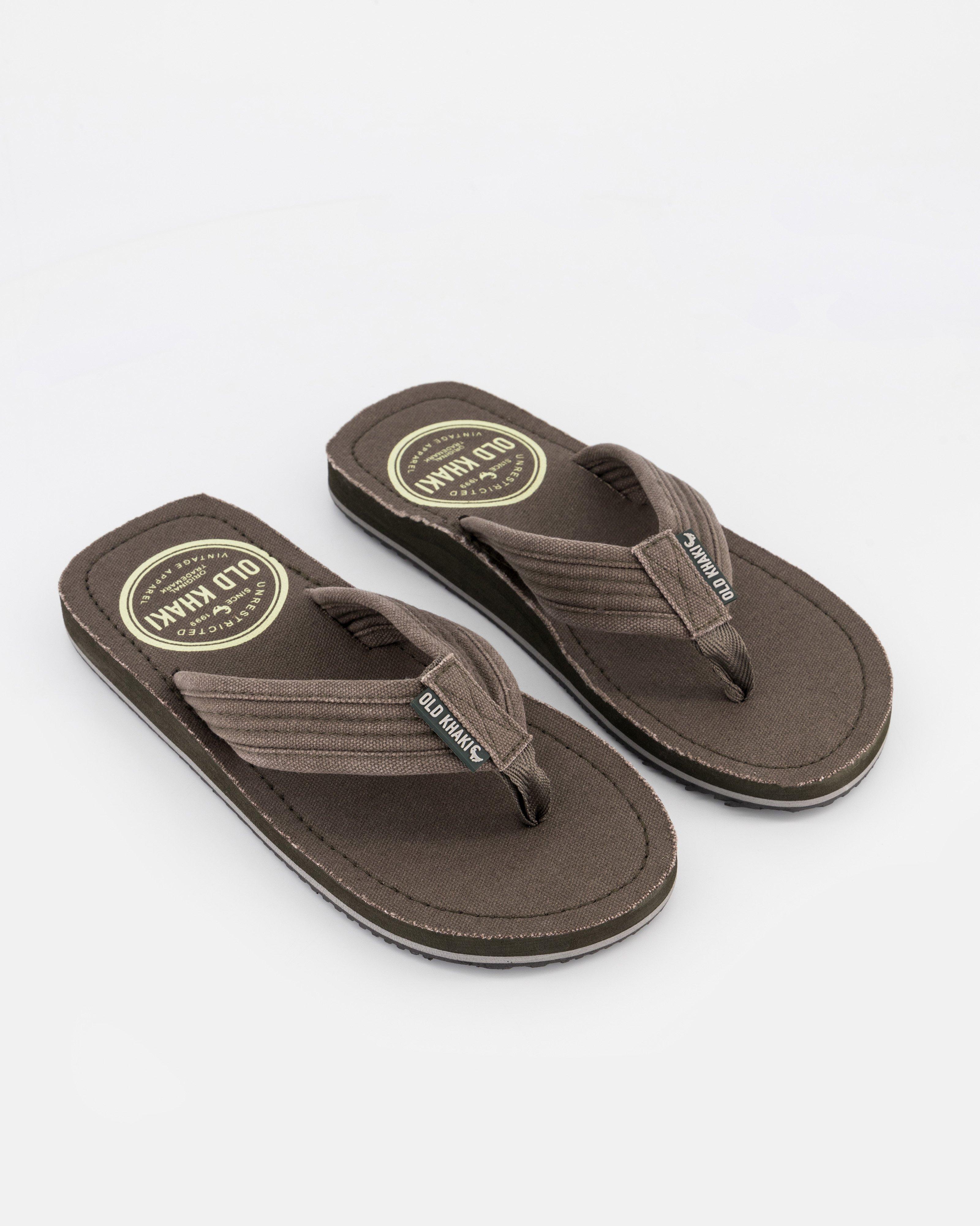 Old Khaki Men’s Beachcomber Flip-Flops -  Grey