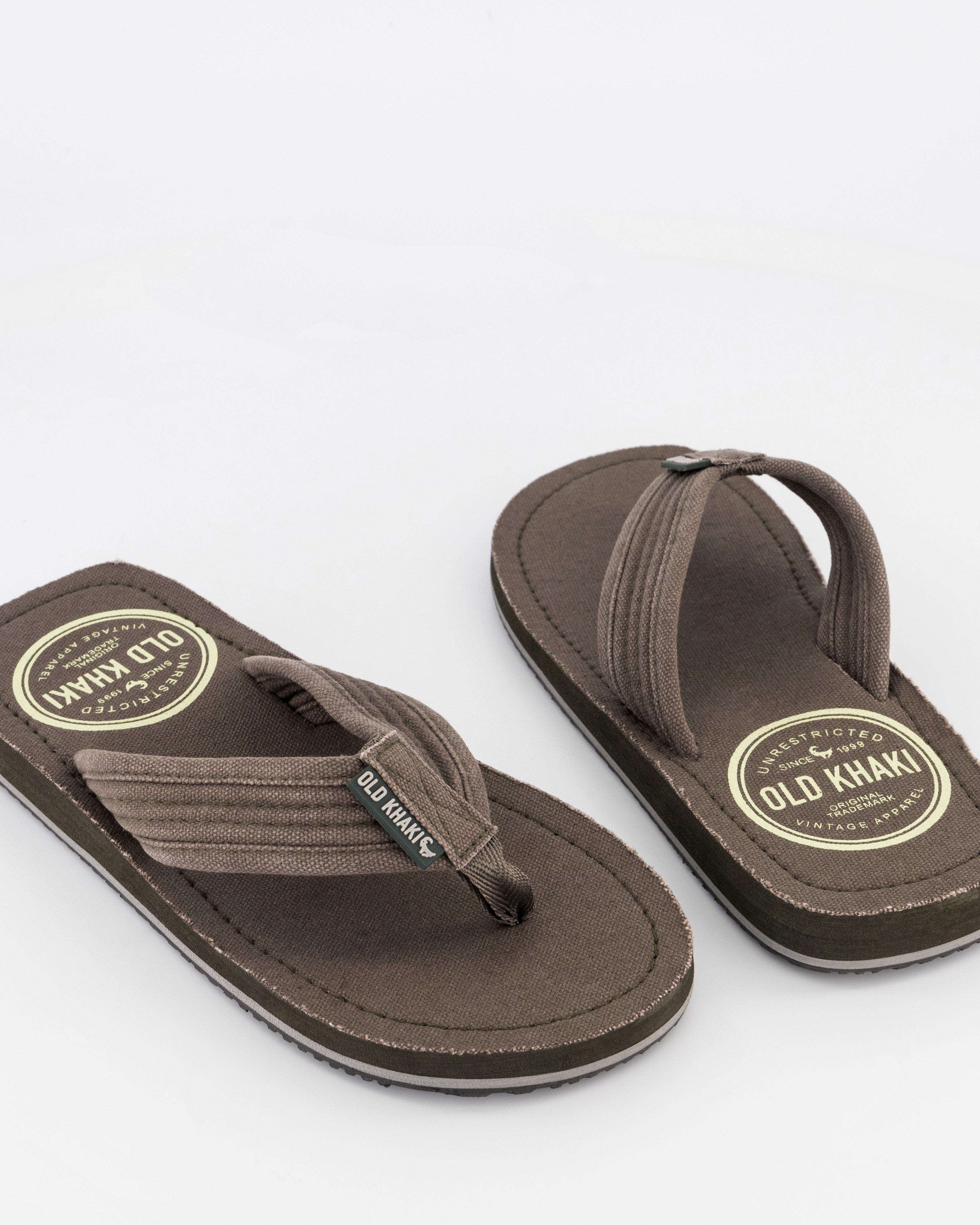 Old Khaki Men’s Beachcomber Flip-Flops -  Grey