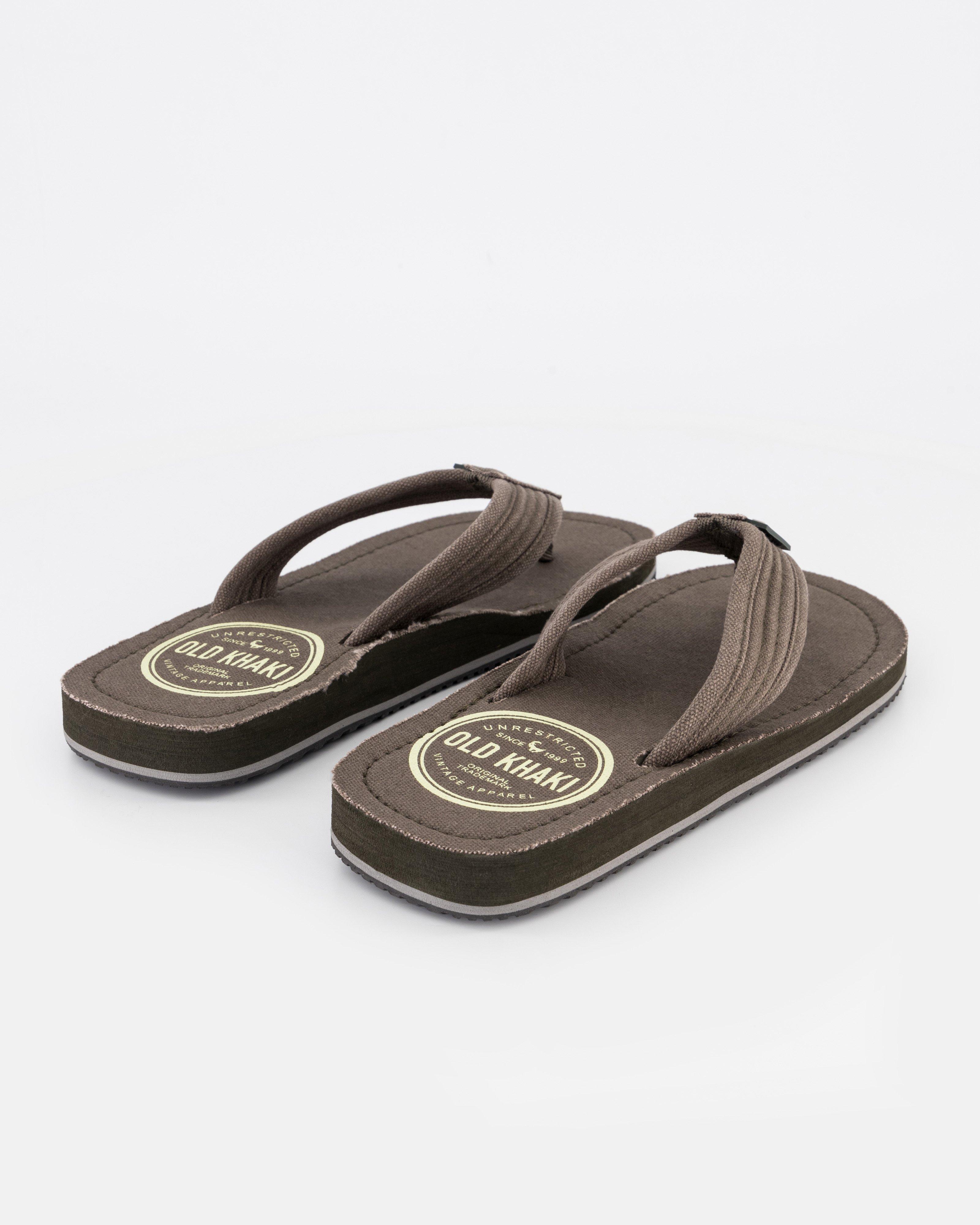 Old Khaki Men’s Beachcomber Flip-Flops -  Grey
