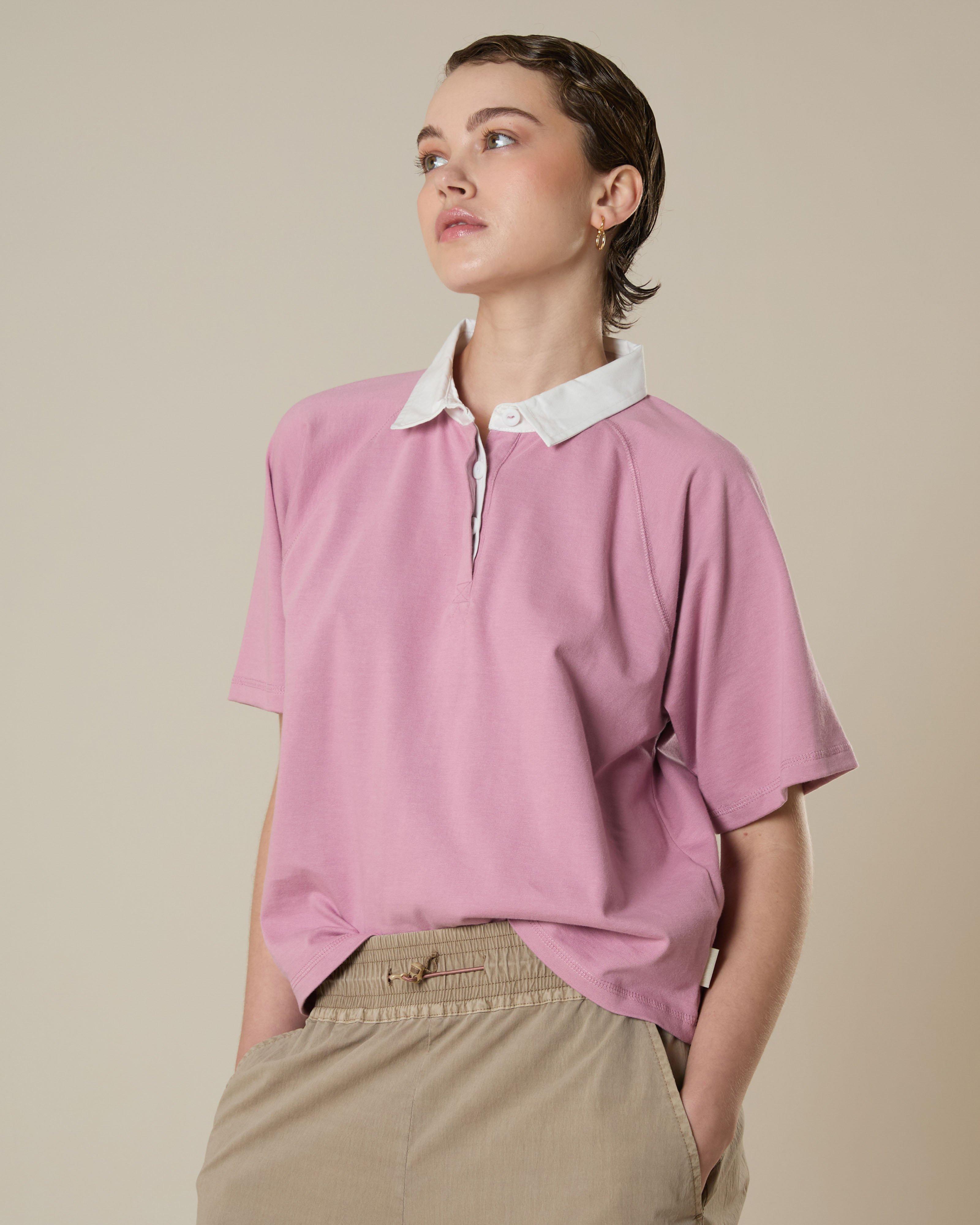 MMXXI Women's Nadia Rugby T-Shirt -  Mauve