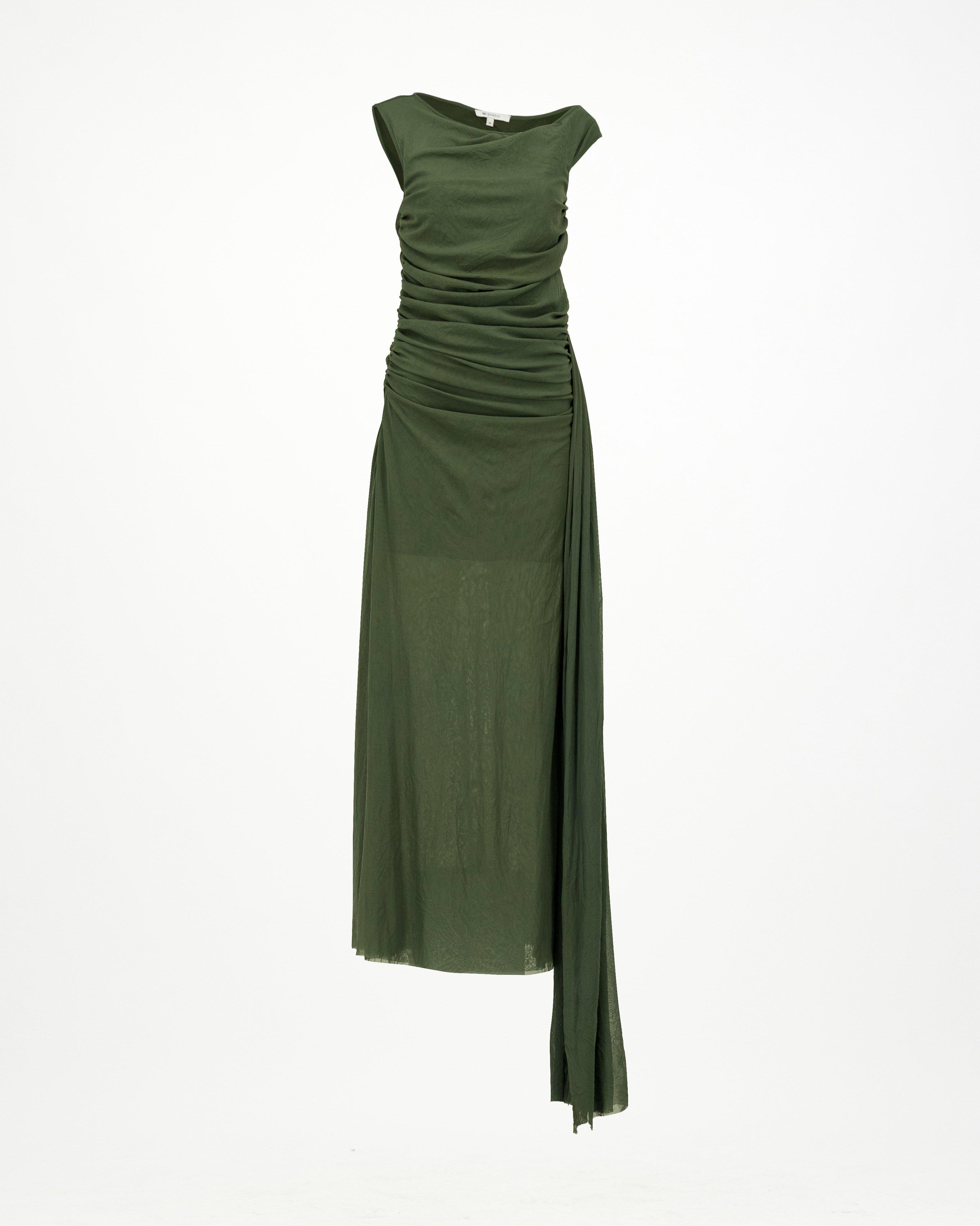 SR | Poetry Valeria Dress -  Dark Green