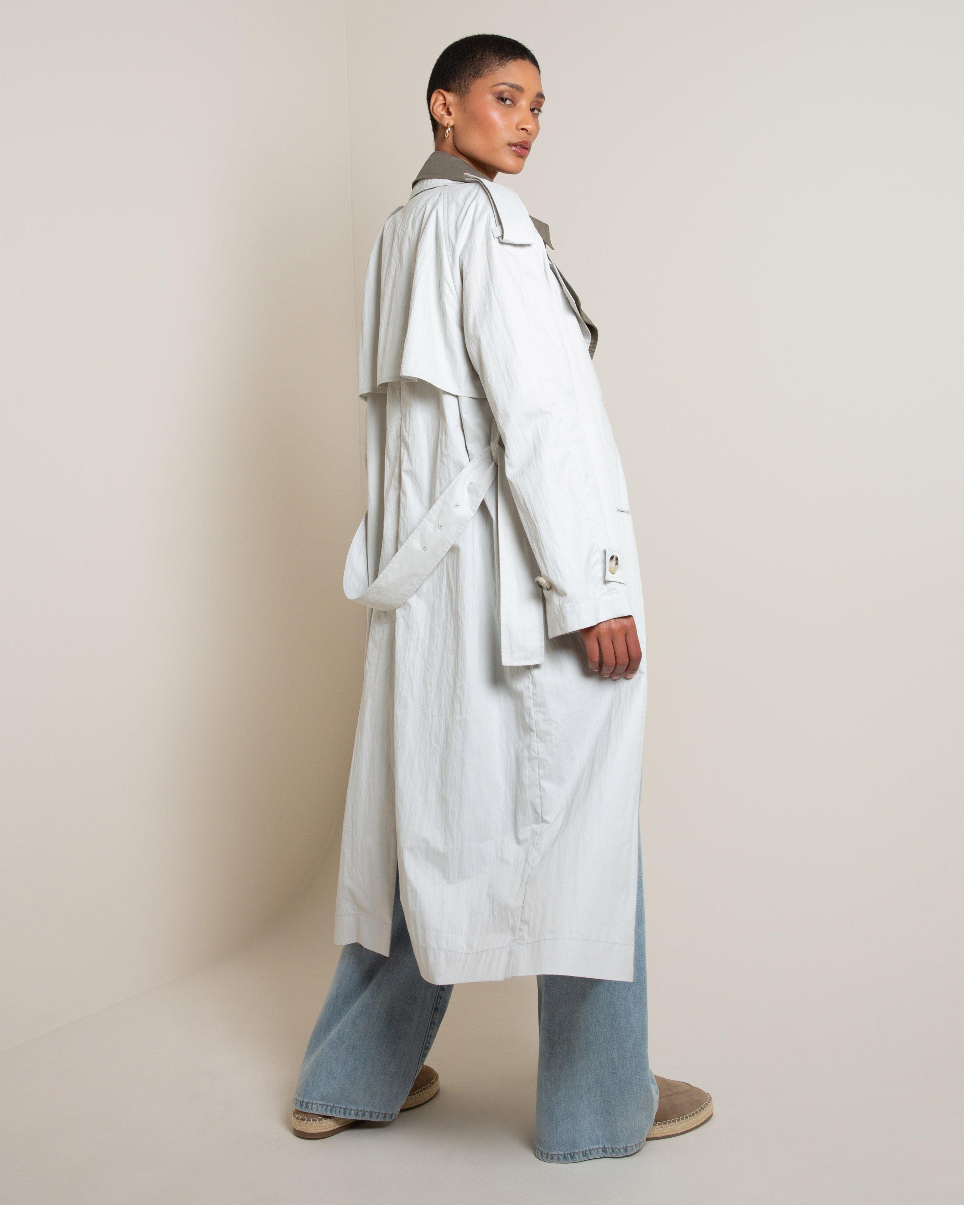 Kylee Two-Tone Trench - Poetry Clothing Store
